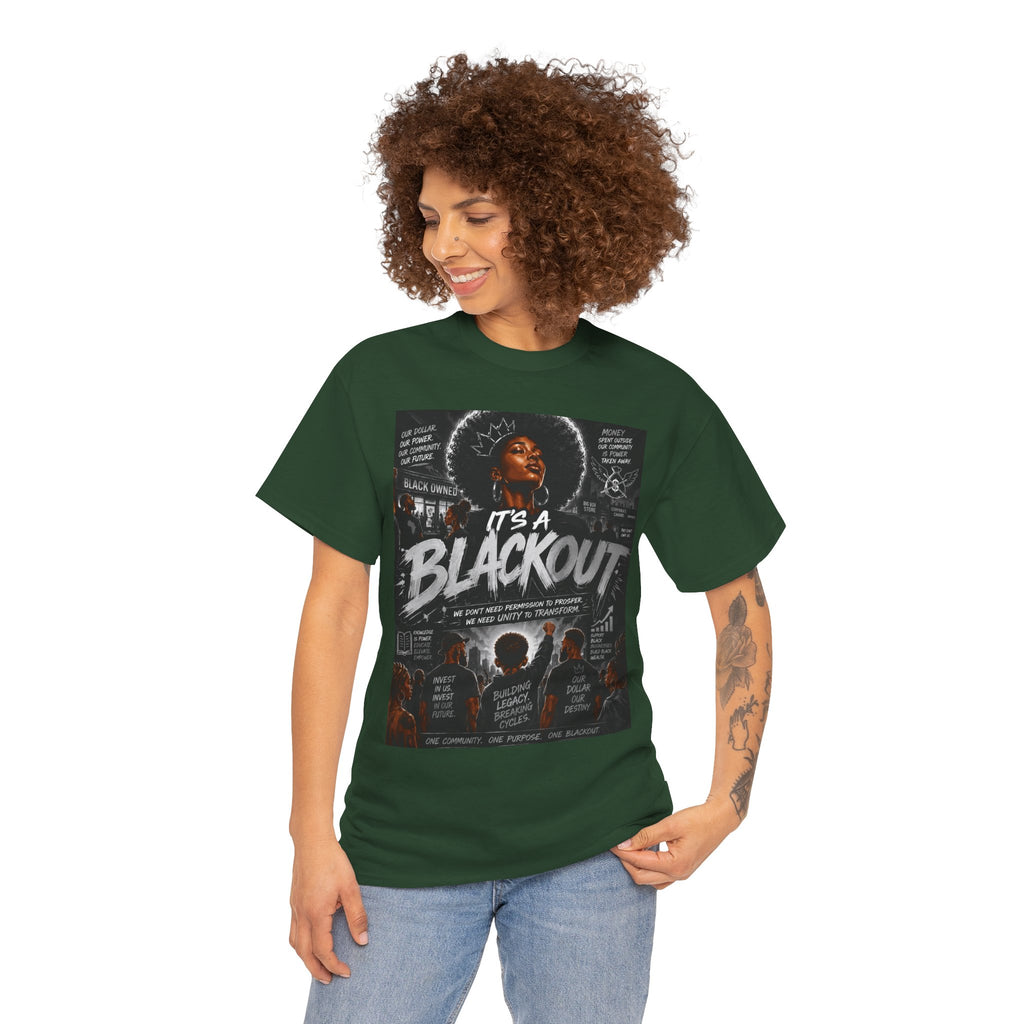 Blackout Protest T-Shirt — "It's a Blackout" Social Justice Tee