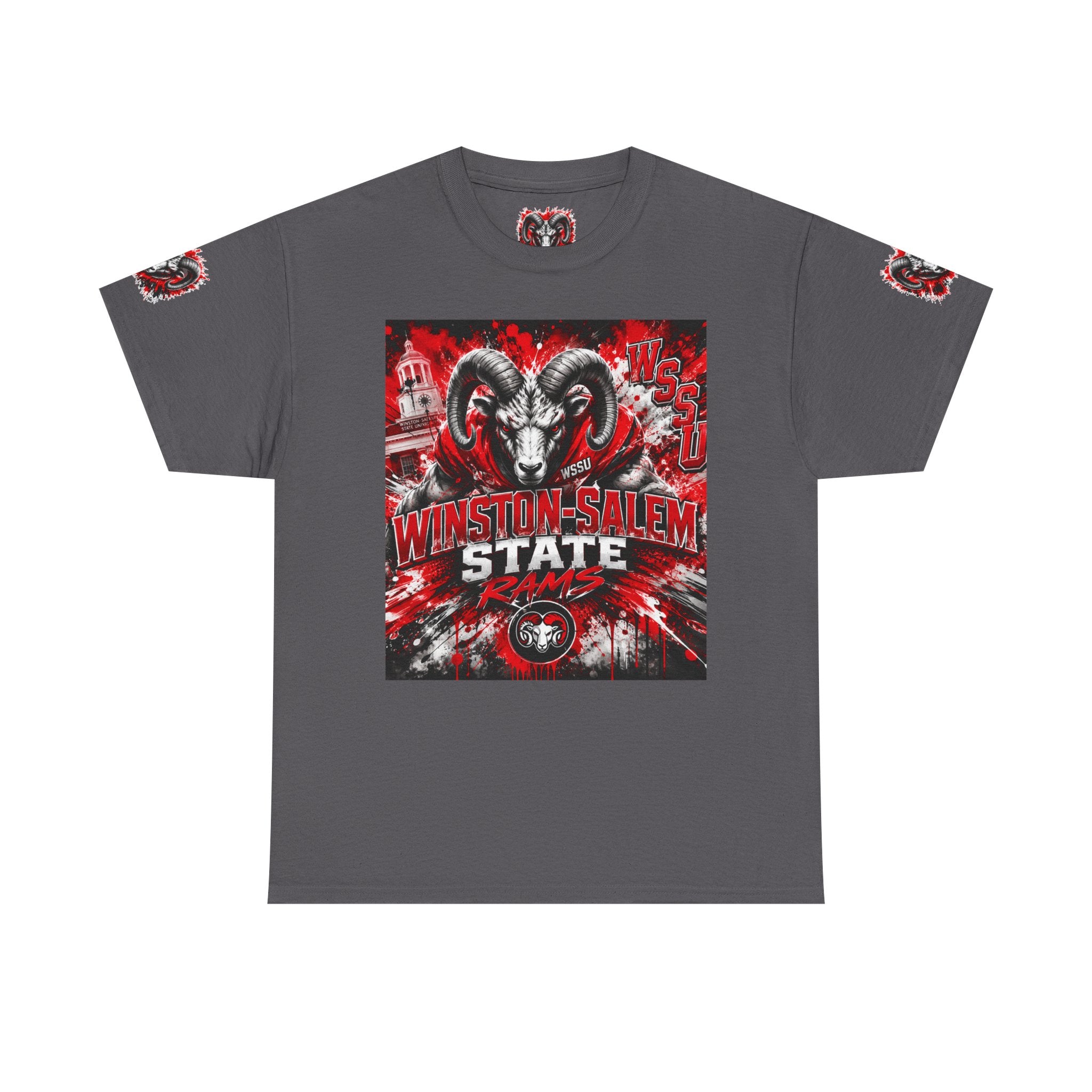 Winston‑Salem State Rams Ram Head Tee — Bold College Spirit T‑Shirt