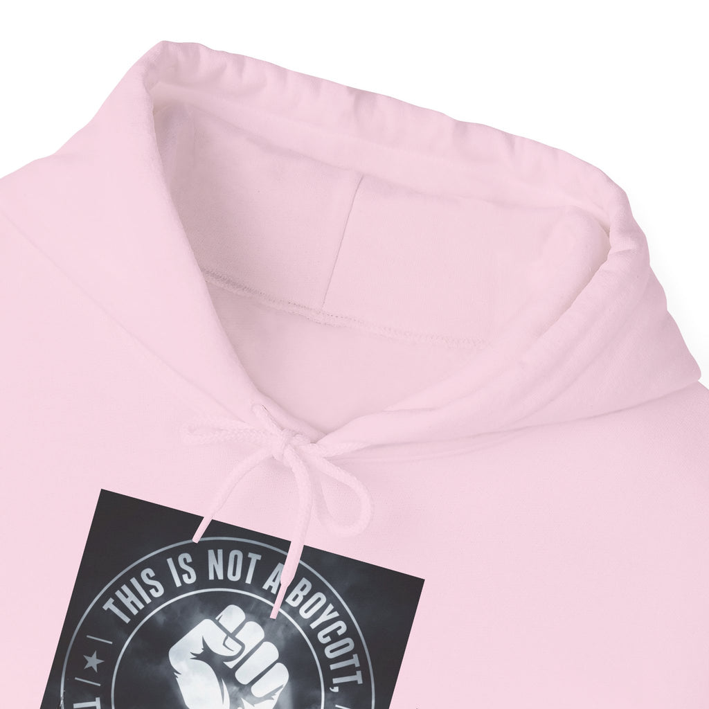 Hoodie — "This Is Not a Moment" Raised Fist Social Justice Pullover