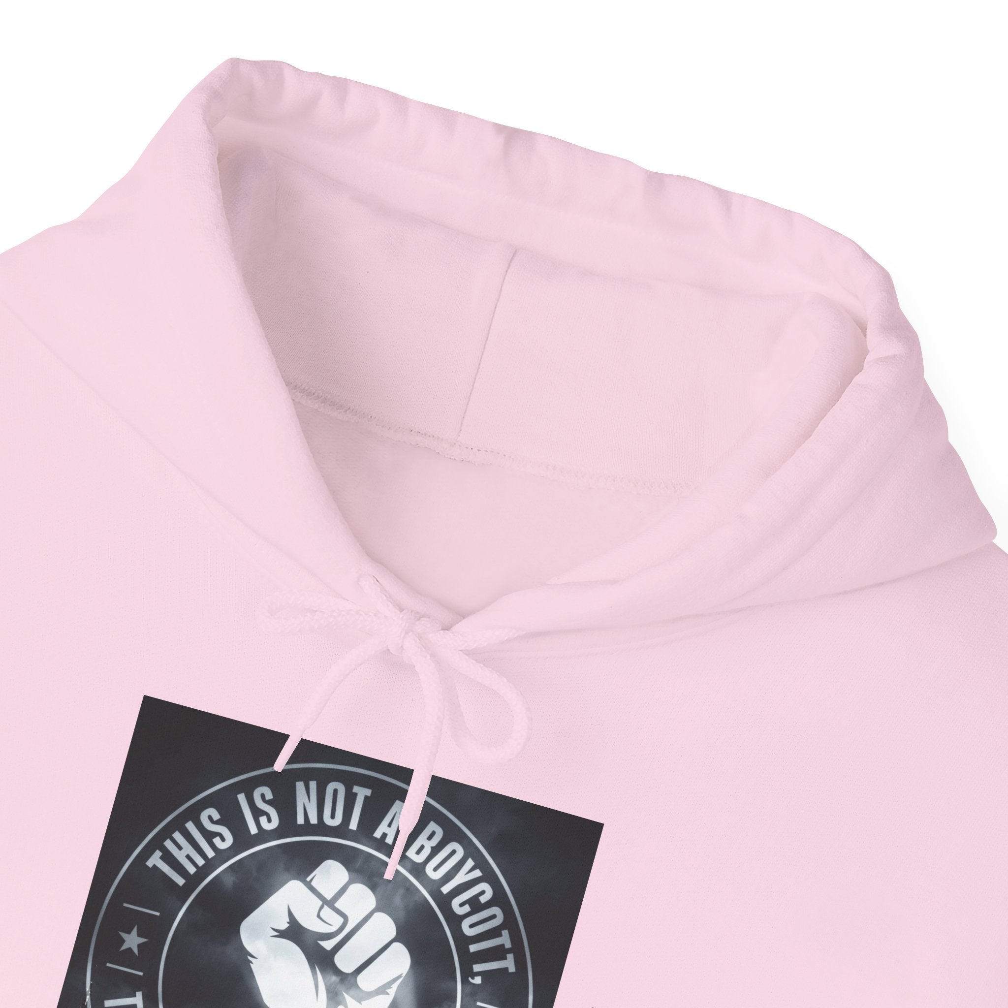 Hoodie — "This Is Not a Moment" Raised Fist Social Justice Pullover