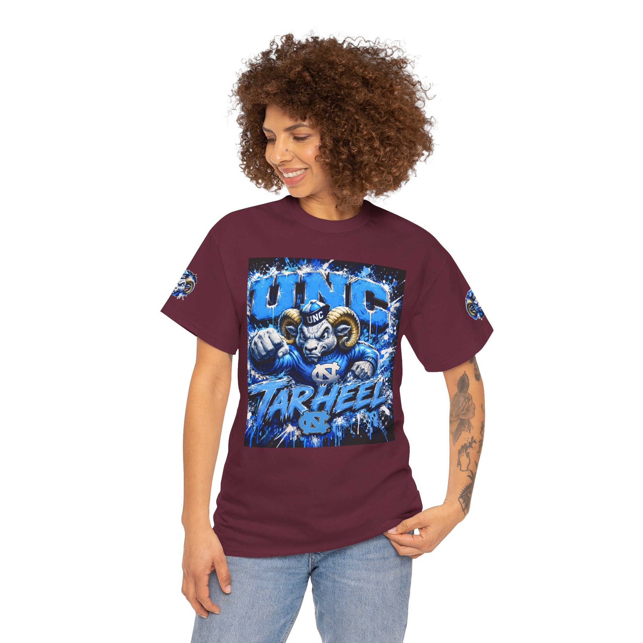 UNC Tar Heel Ram Graphic Tee — Collegiate North Carolina T-Shirt