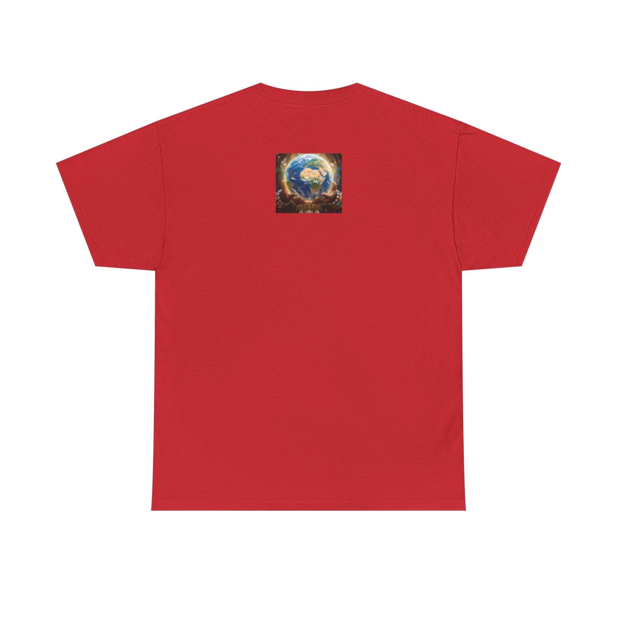 Cosmic Guardian Tee — Earth Mother Spiritual Graphic T-Shirt