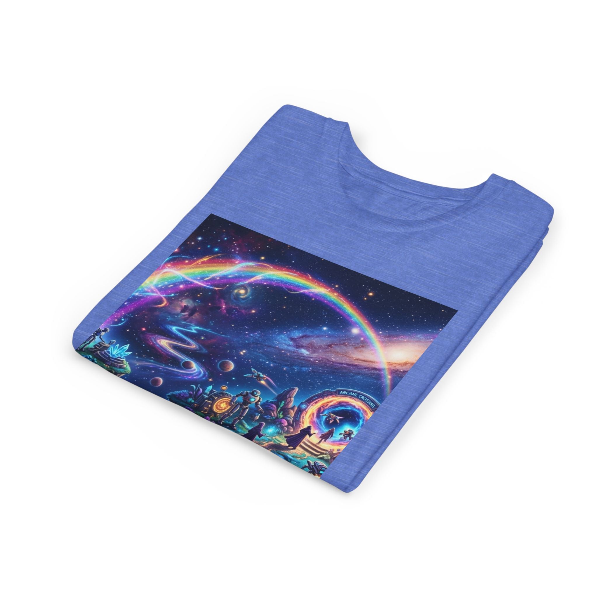 Galaxy Fantasy Youth Tee — Floating Islands, Robots & Magic Portals
