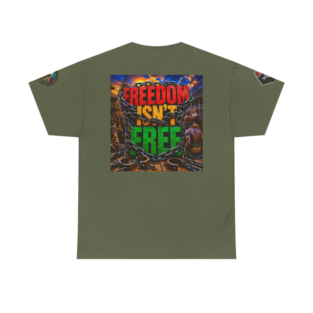 Freedom Isn’t Free Tee — Patriotic Fireworks Soldier Graphic T-Shirt