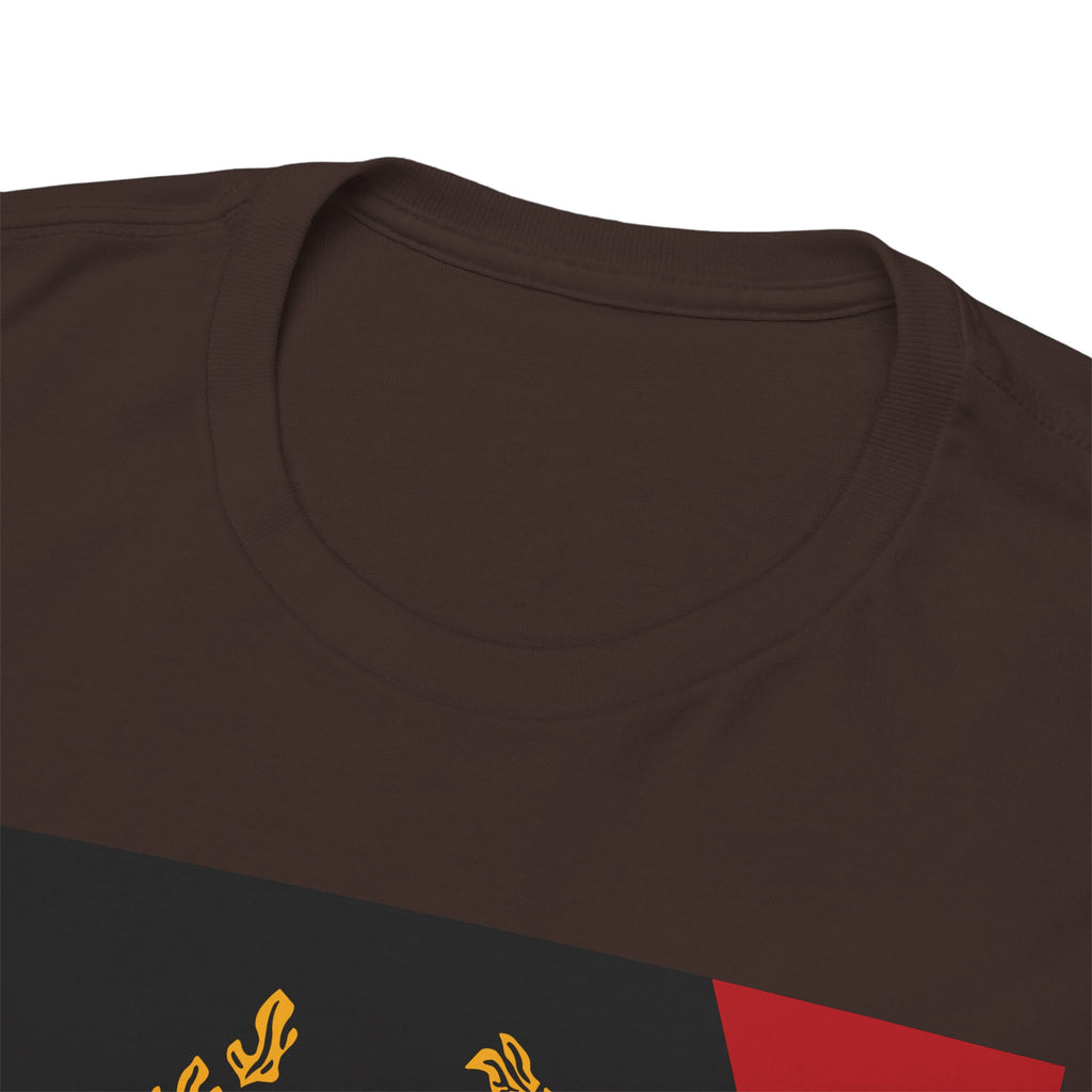 Laurel Trident Tee — Vintage Gold Emblem Graphic T-Shirt
