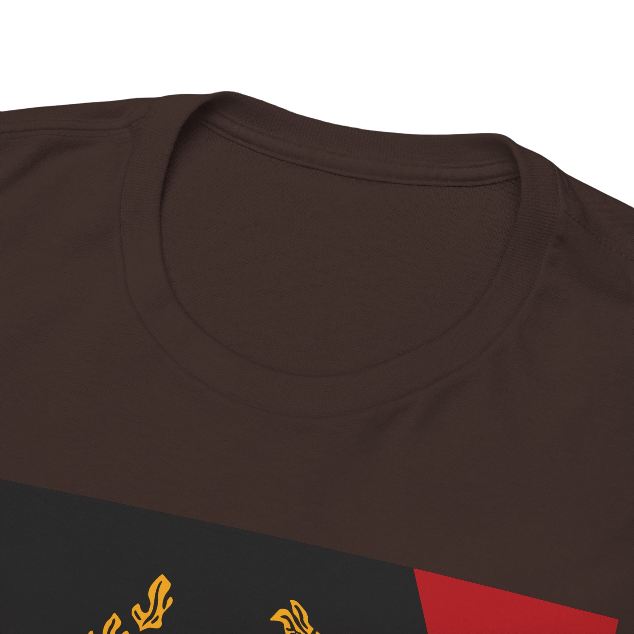 Laurel Trident Tee — Vintage Gold Emblem Graphic T-Shirt