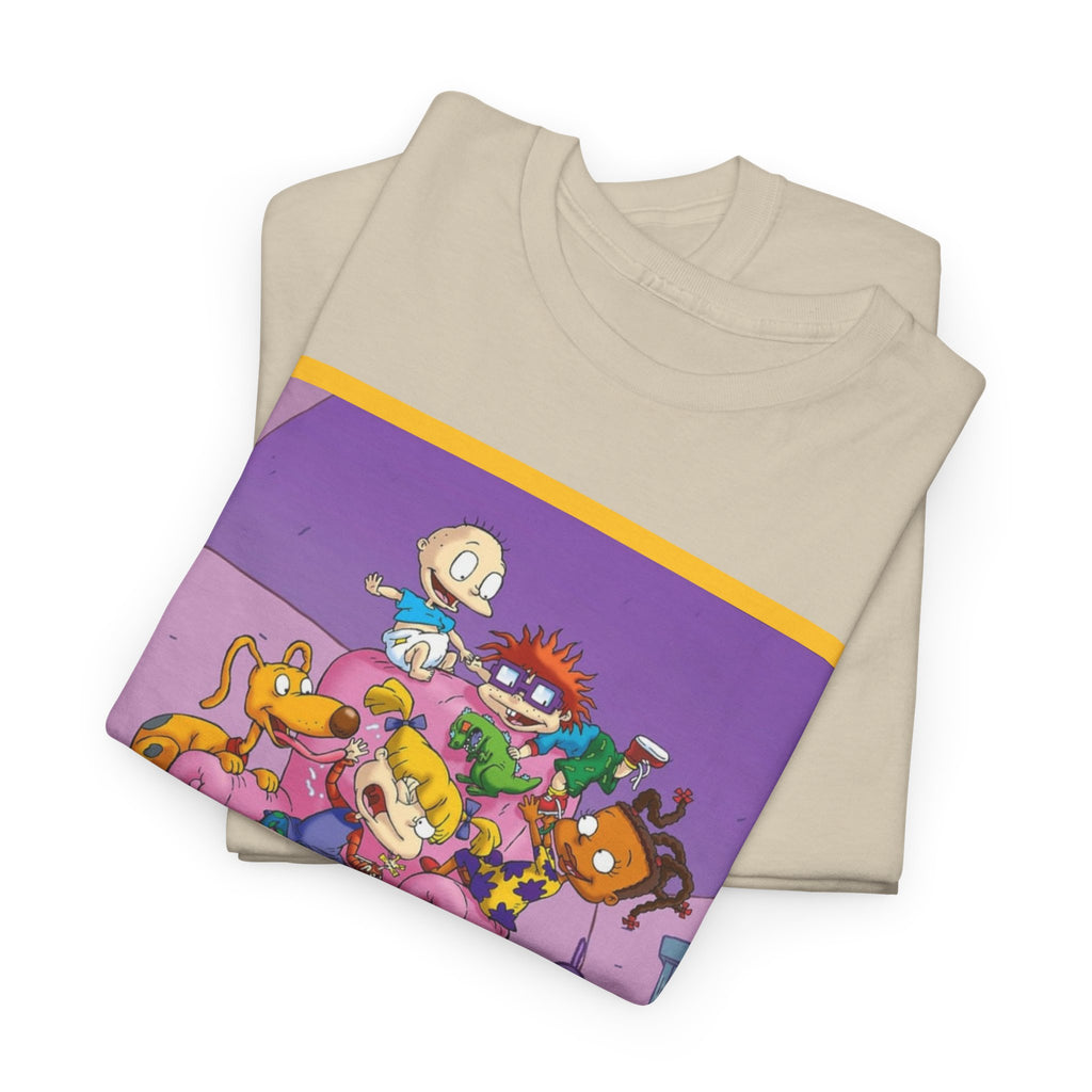 Rugrats Character Collage Tee — Retro Nickelodeon Kids Cartoon T-Shirt