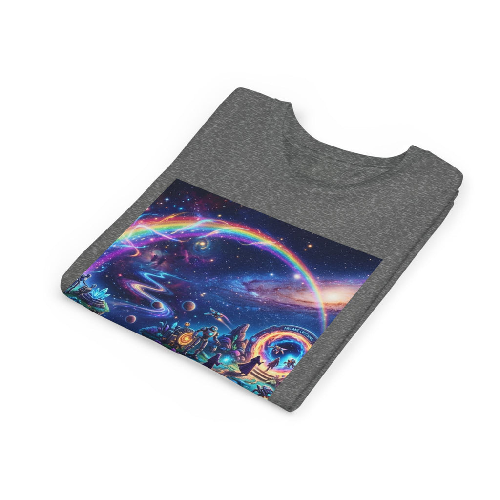 Galaxy Fantasy Youth Tee — Floating Islands, Robots & Magic Portals