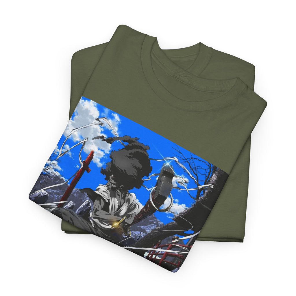 Afro Samurai Graphic Tee — Anime Streetwear T‑Shirt