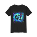 Neon Power Button Tee — Gamer Screen Escape Youth T-Shirt