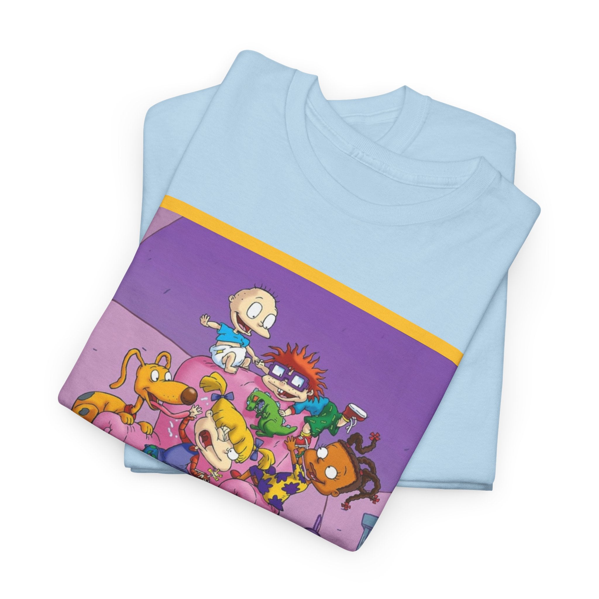 Rugrats Character Collage Tee — Retro Nickelodeon Kids Cartoon T-Shirt