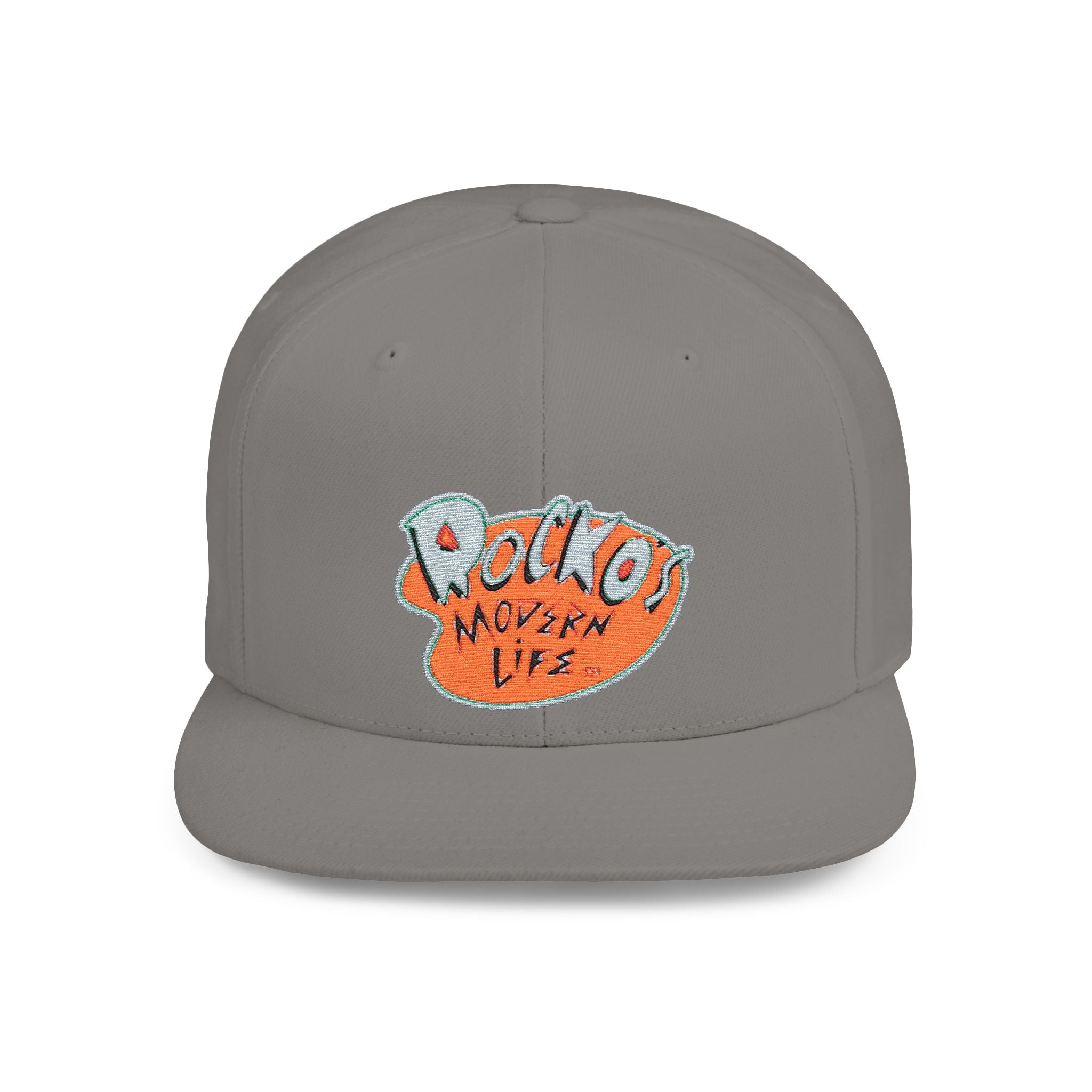 Snapback Hat — Polka Nutter Vibe Embroidered Flat-Bill Cap