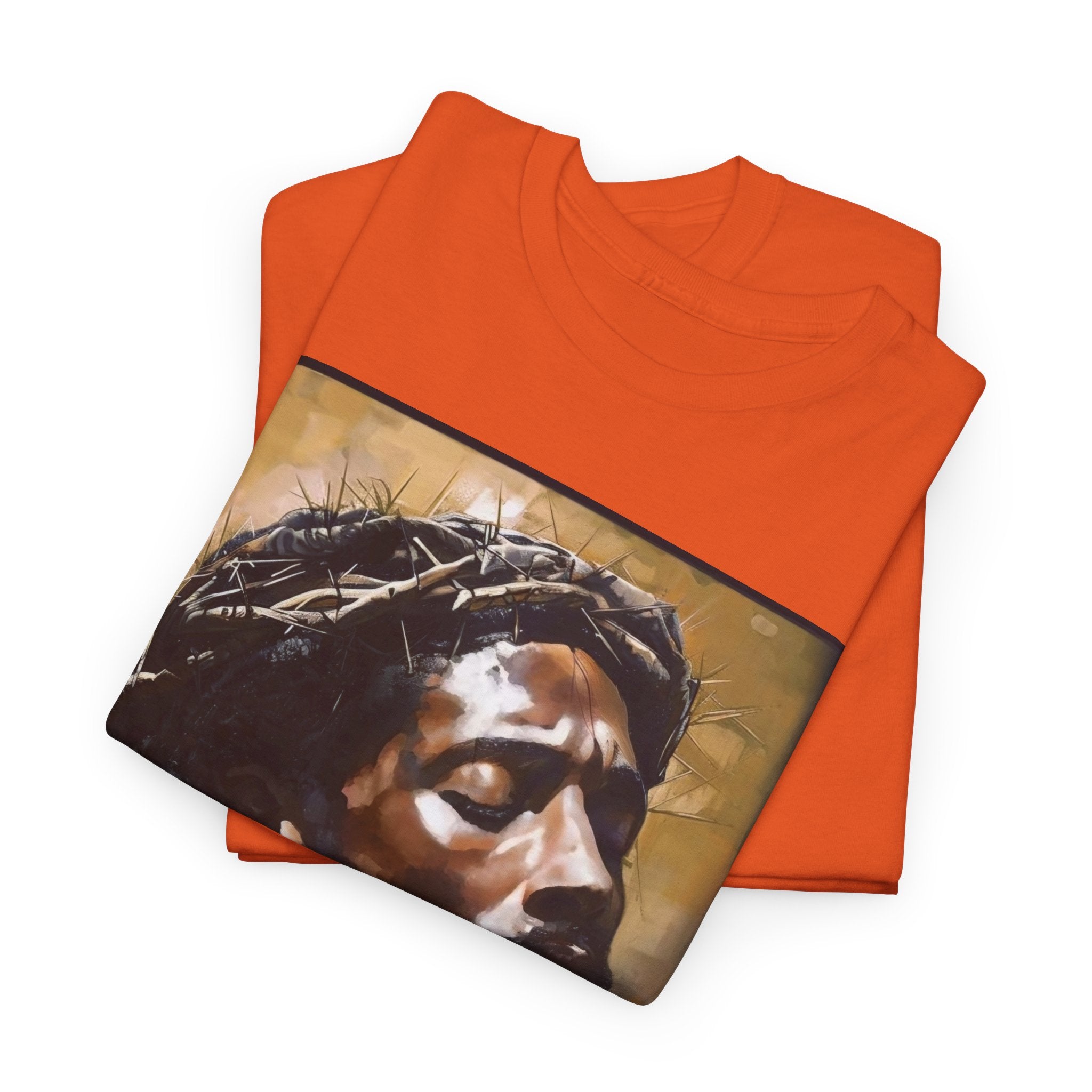 Jesus Portrait Tee with 'This Is Not A Boycott — This Is A Wealth Transfer' Back Emblem