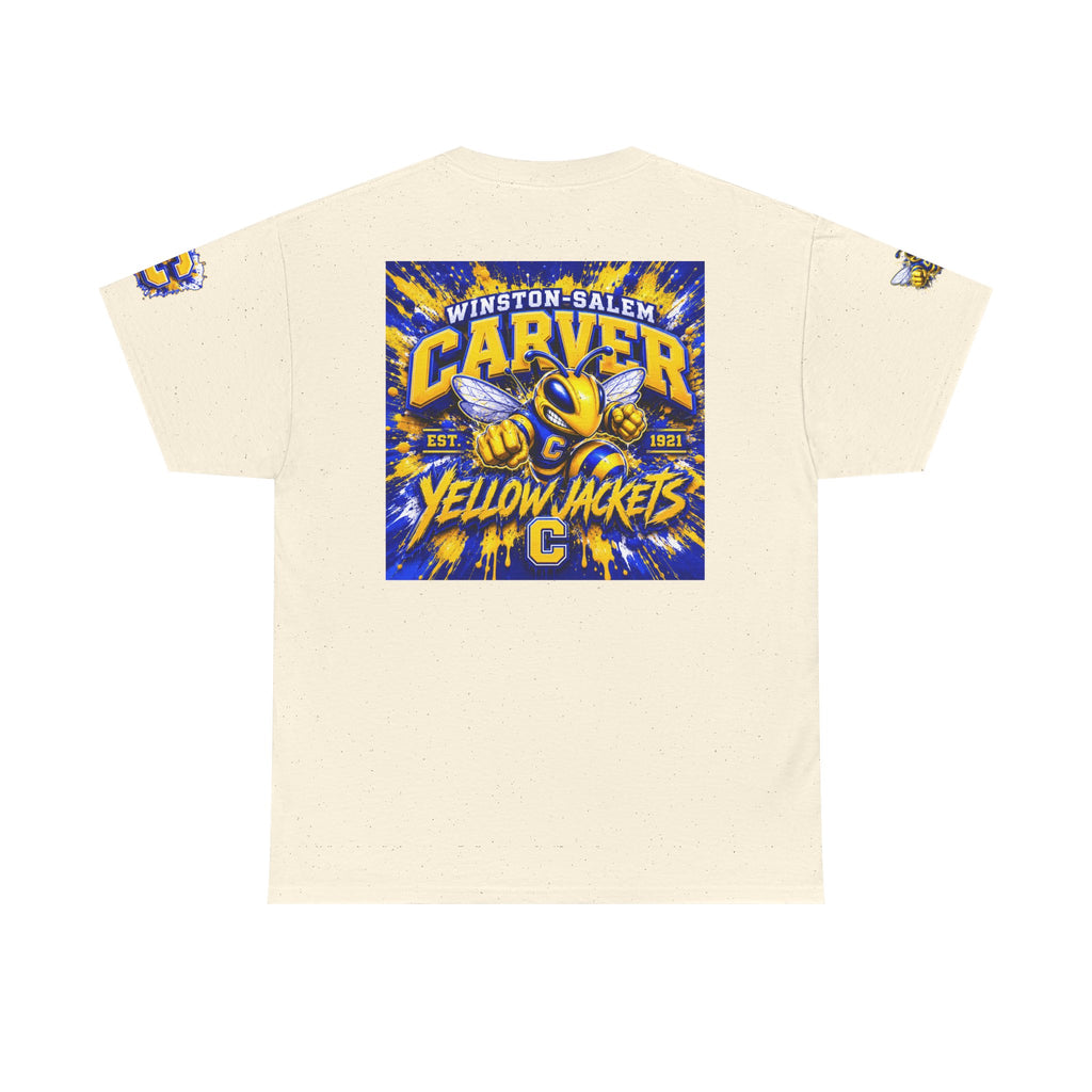 Carver Yellow Jackets Graphic T‑Shirt — Winston‑Salem School Spirit Tee