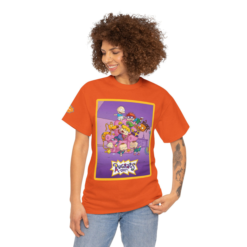 Rugrats Character Collage Tee — Retro Nickelodeon Kids Cartoon T-Shirt