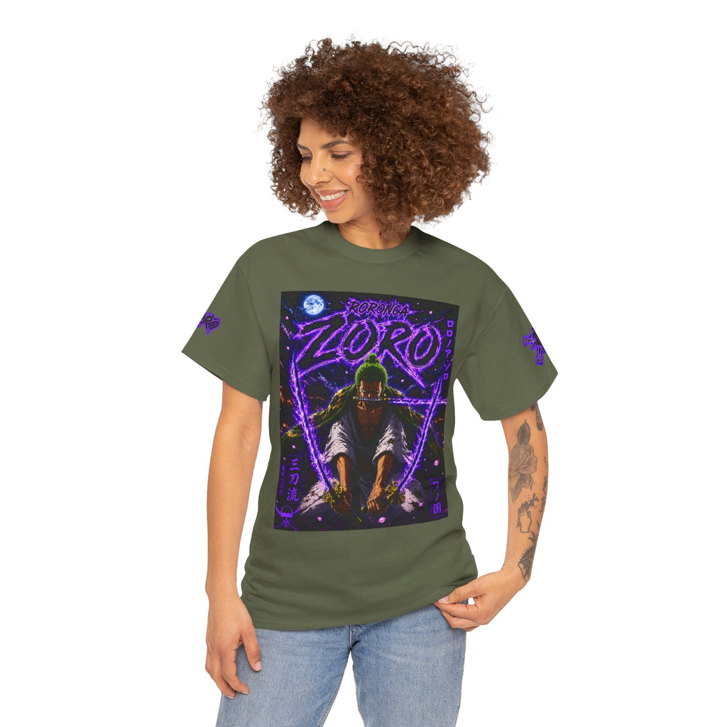 Zoro Neon Samurai T‑Shirt