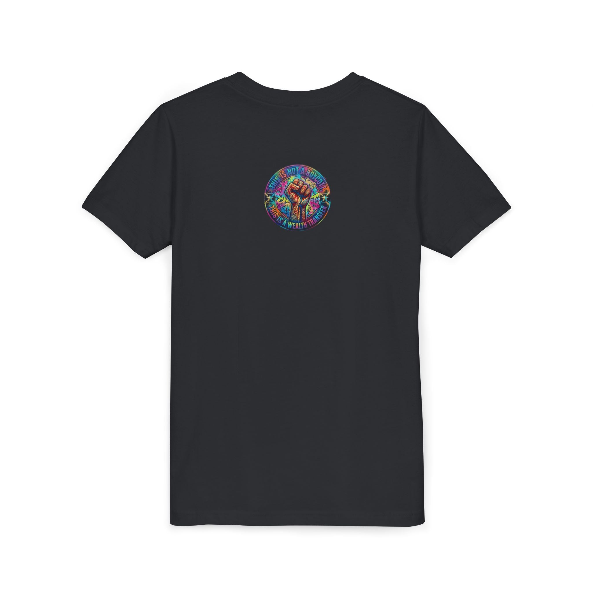Neon Power Button Tee — Gamer Screen Escape Youth T-Shirt