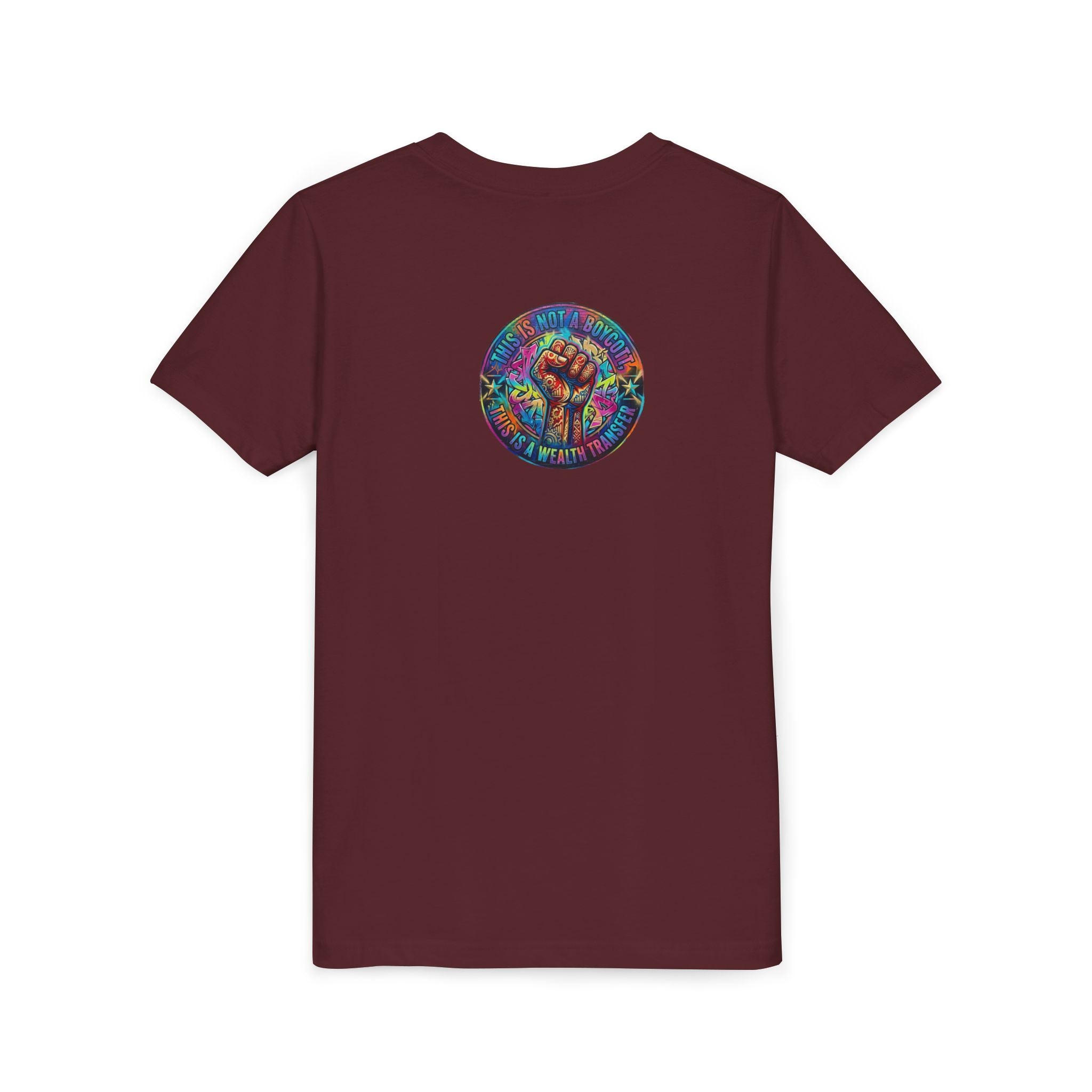Retro Pixel Explosion Youth Tee — Smiling Avatar, Hearts, Gems & Controllers