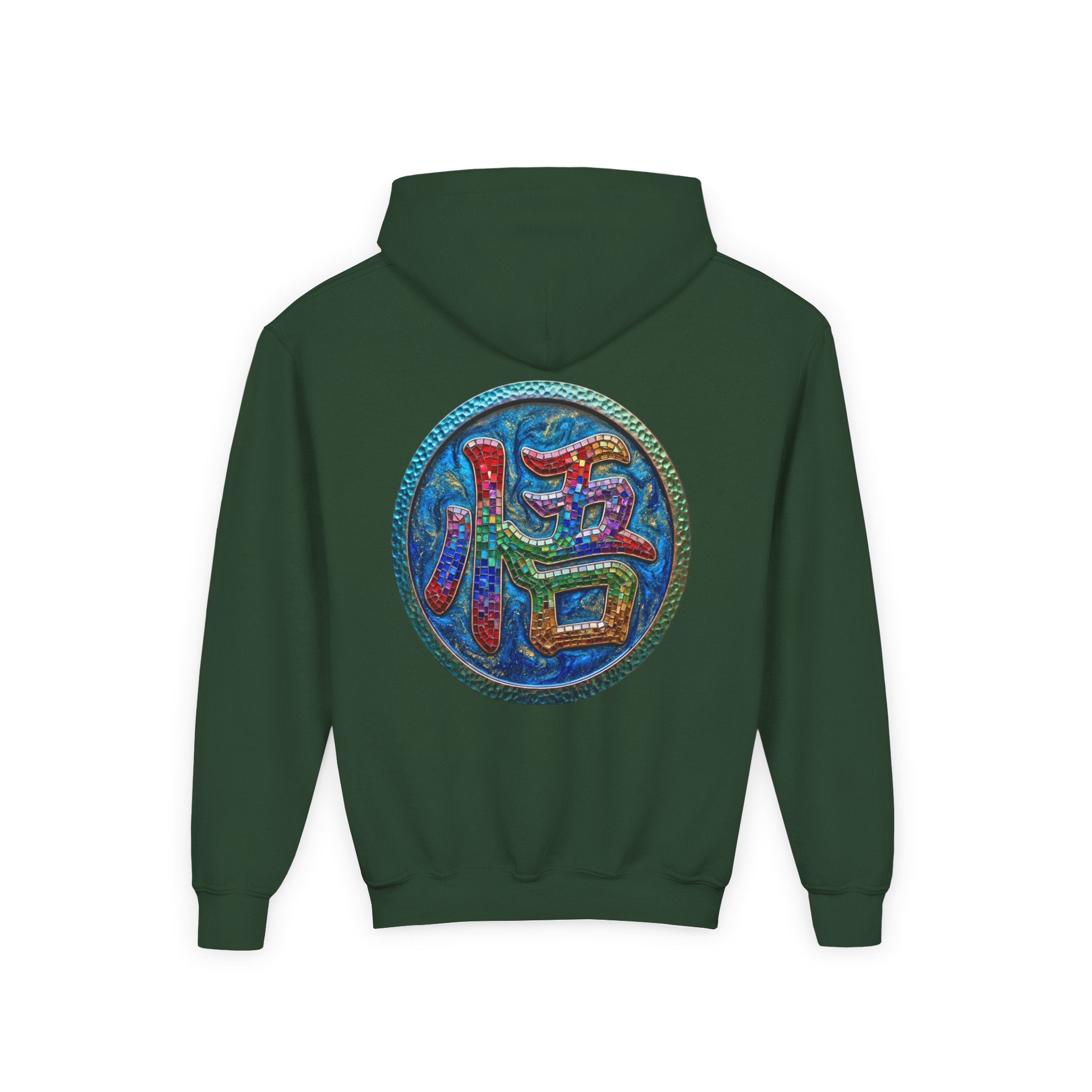 Dragon Boy Hoodie — Goku Cartoon Emblem Youth Hooded Sweatshirt