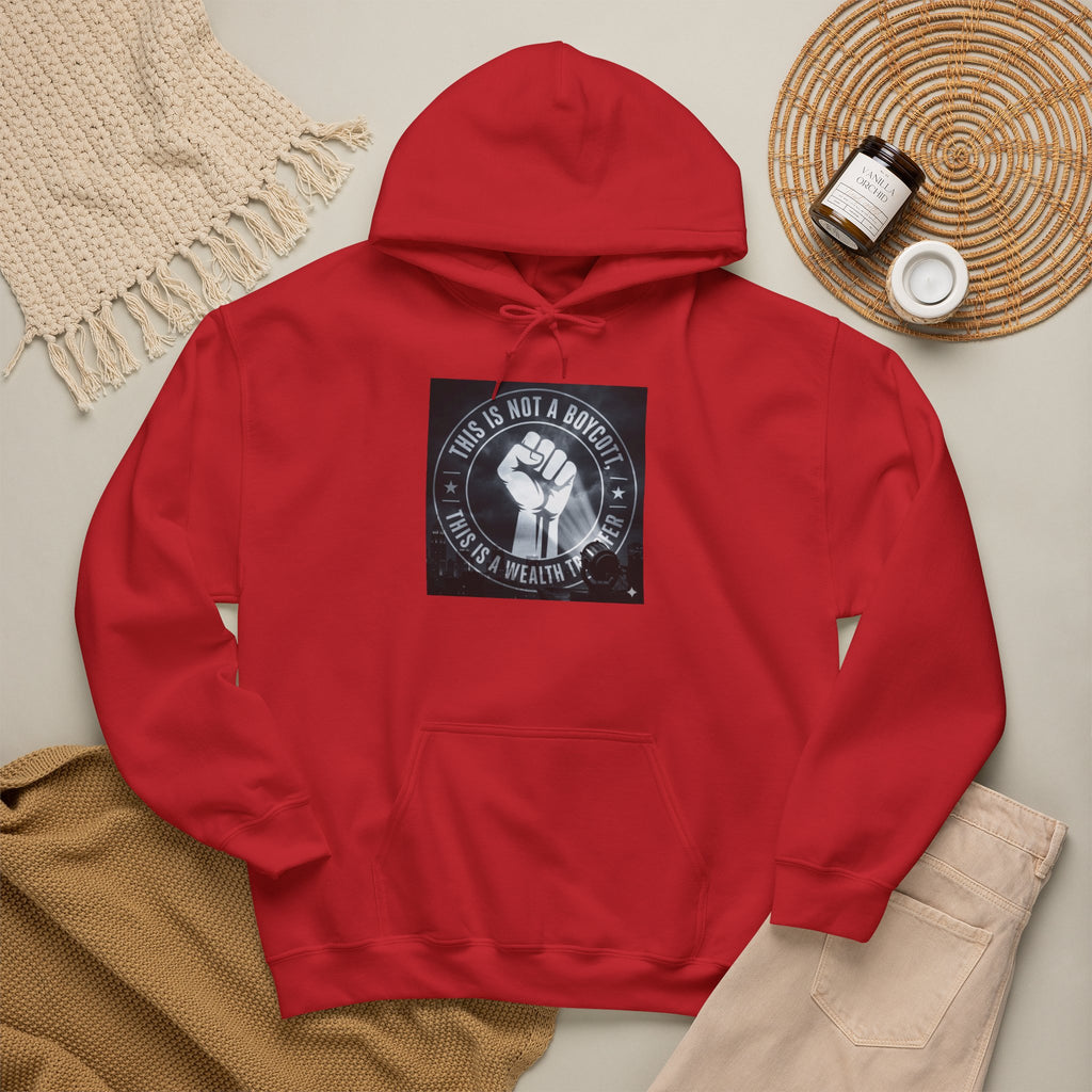 Hoodie — "This Is Not a Moment" Raised Fist Social Justice Pullover