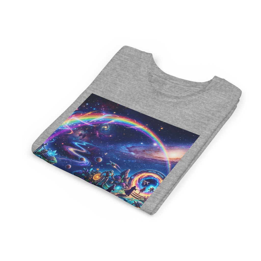 Galaxy Fantasy Youth Tee — Floating Islands, Robots & Magic Portals