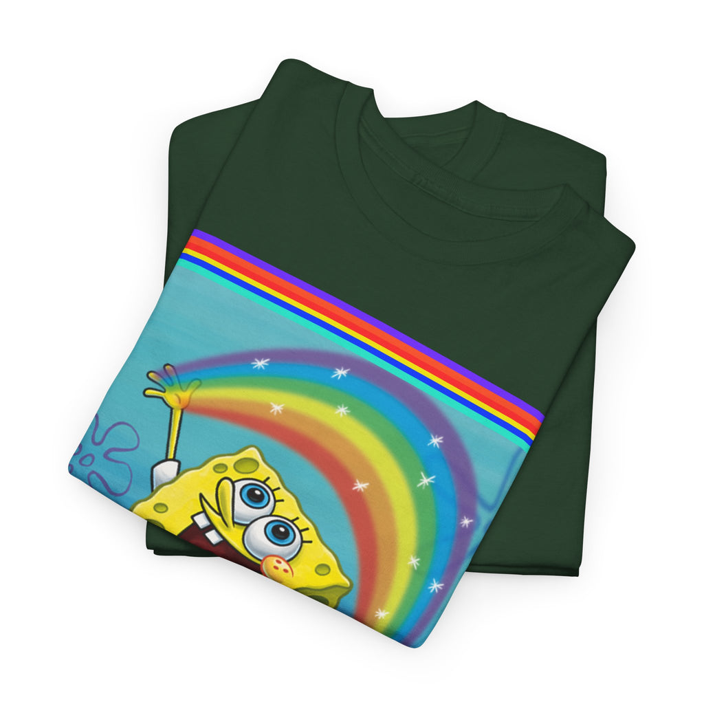 SpongeBob Rainbow SquarePants T-Shirt — Nickelodeon Graphic Tee