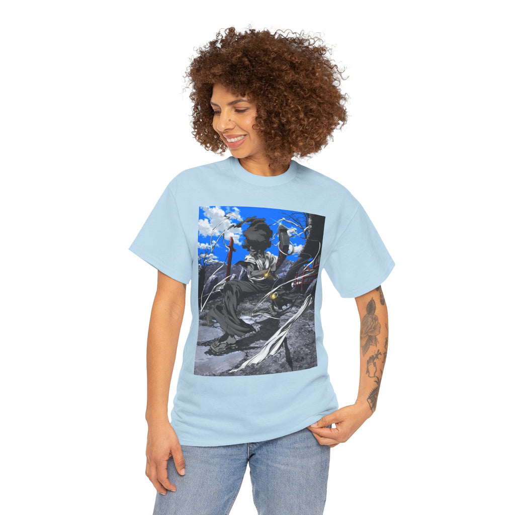 Afro Samurai Graphic Tee — Anime Streetwear T‑Shirt