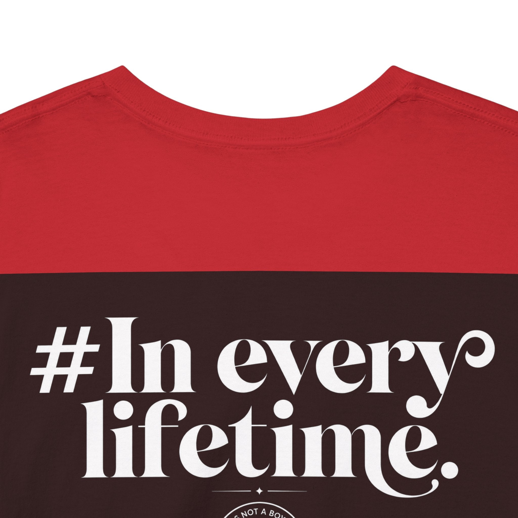 Political Protest Tee — “This Is Not a Boycott, This Is a Wealth Transfer” Shirt (Back: #InEveryLifetime)