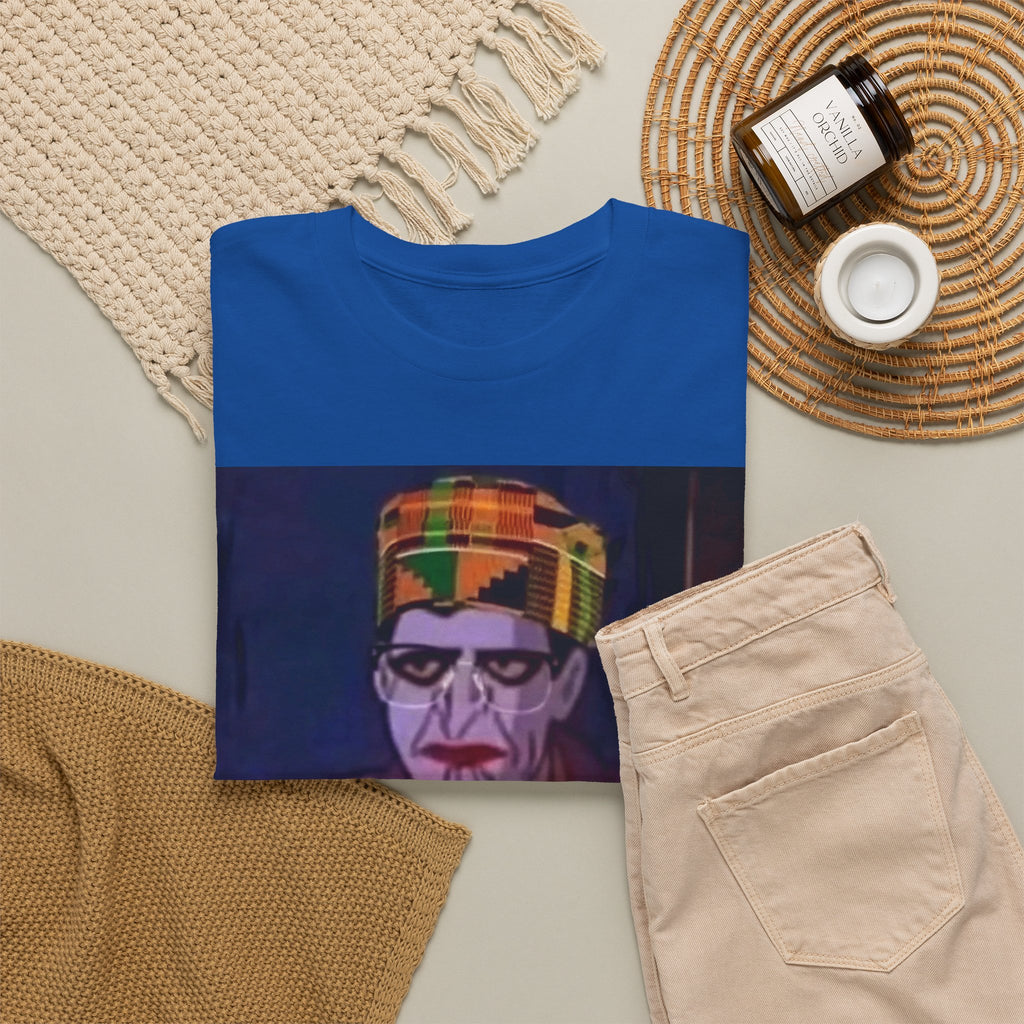Graphic Tee — Vintage Afrocentric Joker Portrait & Psychedelic Raised Fist Art