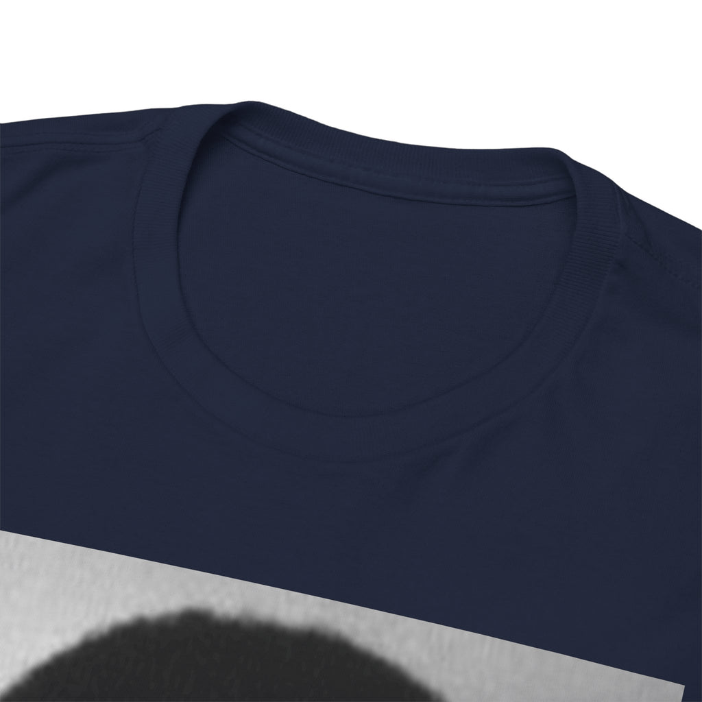 Graphic Tee — Retro Portrait Front with Black Power Fist Back
