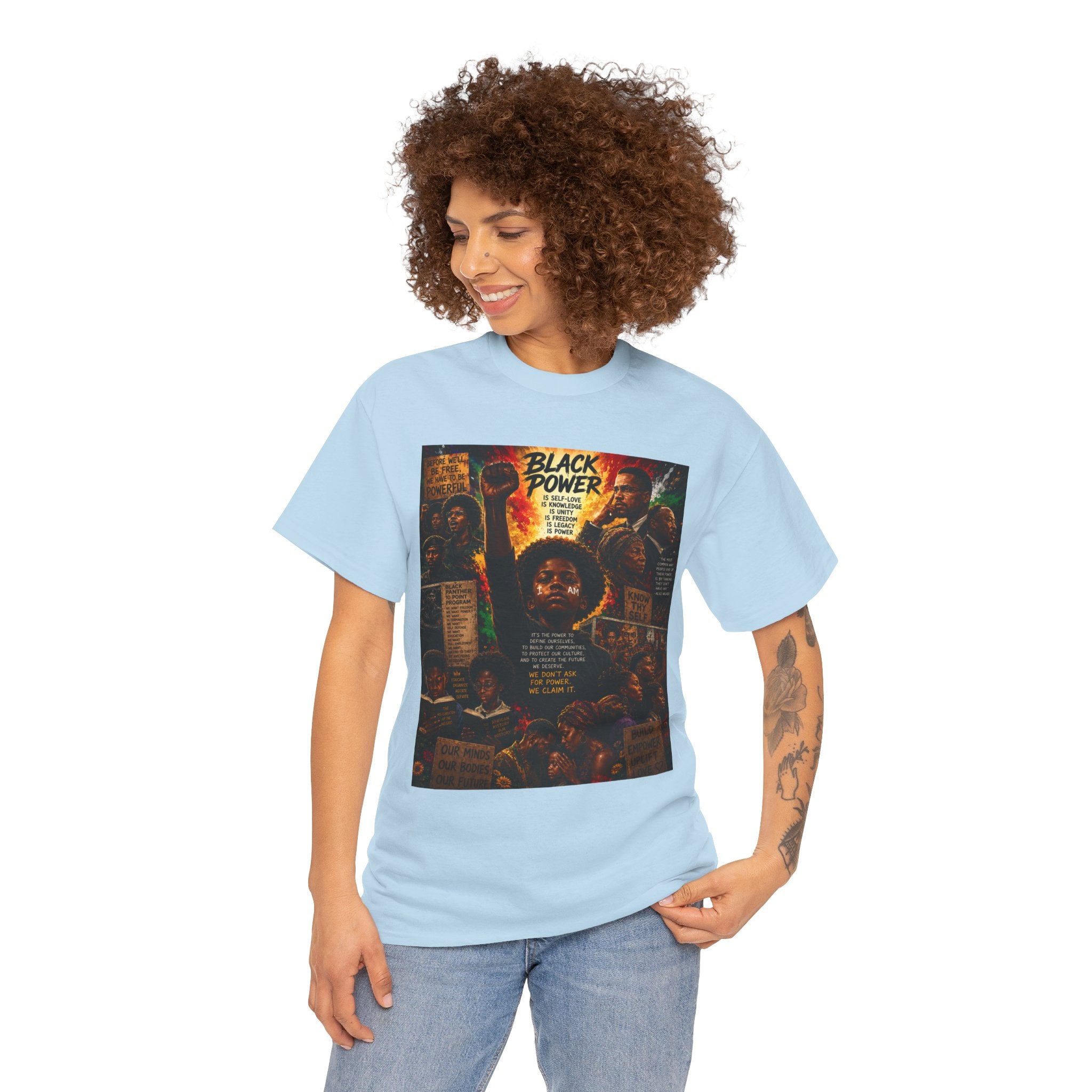 Black Power T‑Shirt — 'This Is Not A Boycott, This Is A Wealth Transfer' Protest Tee
