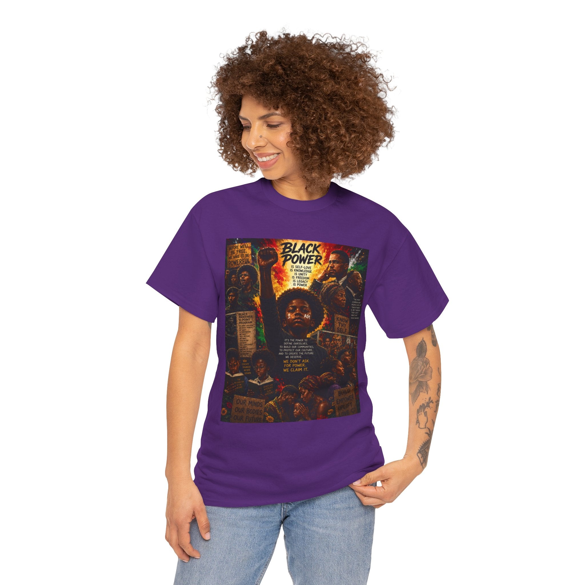 Black Power T‑Shirt — 'This Is Not A Boycott, This Is A Wealth Transfer' Protest Tee
