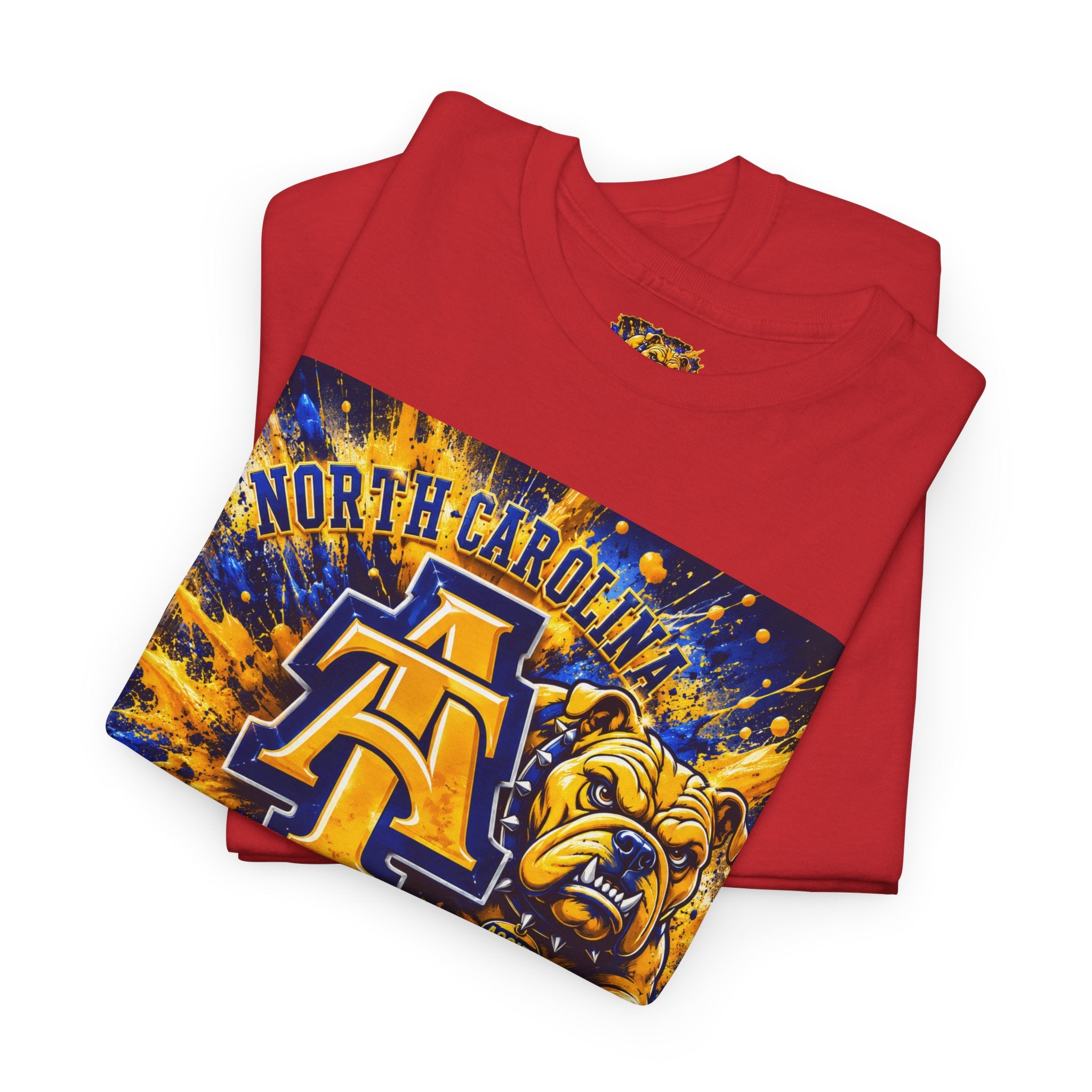 North Carolina A&T Aggies Bulldog T-Shirt — A&T Logo College Tee