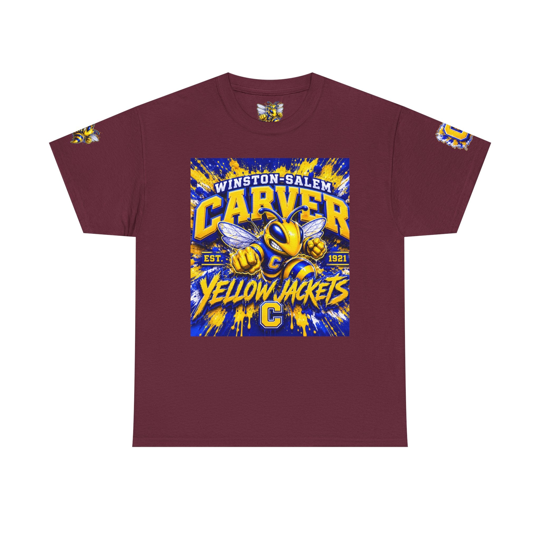 Carver Yellow Jackets T-Shirt — Winston-Salem High School Mascot Tee