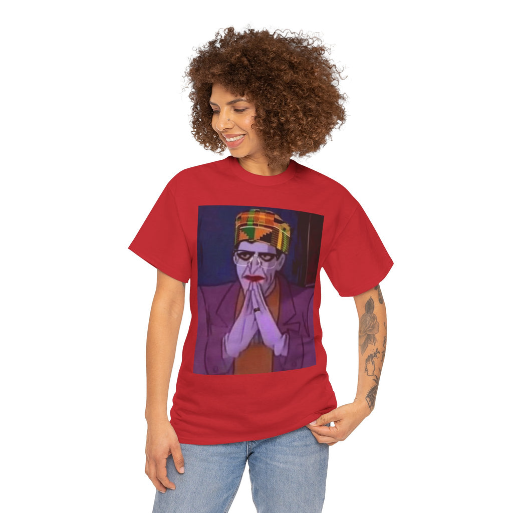 Graphic Tee — Vintage Afrocentric Joker Portrait & Psychedelic Raised Fist Art