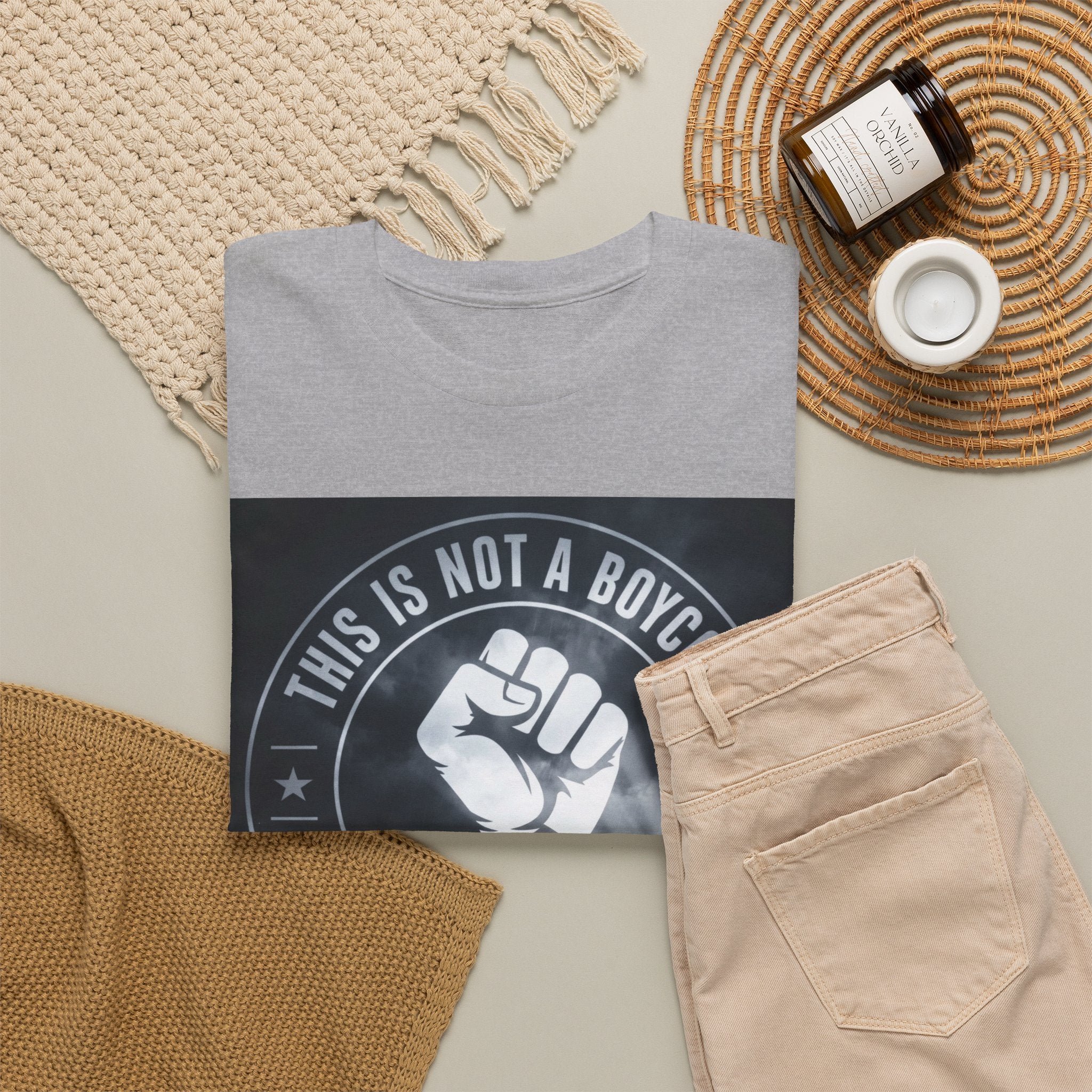 Pro-Union Fist T-Shirt — "This Is Not a Boycott, This Is a Wealth Transfer"