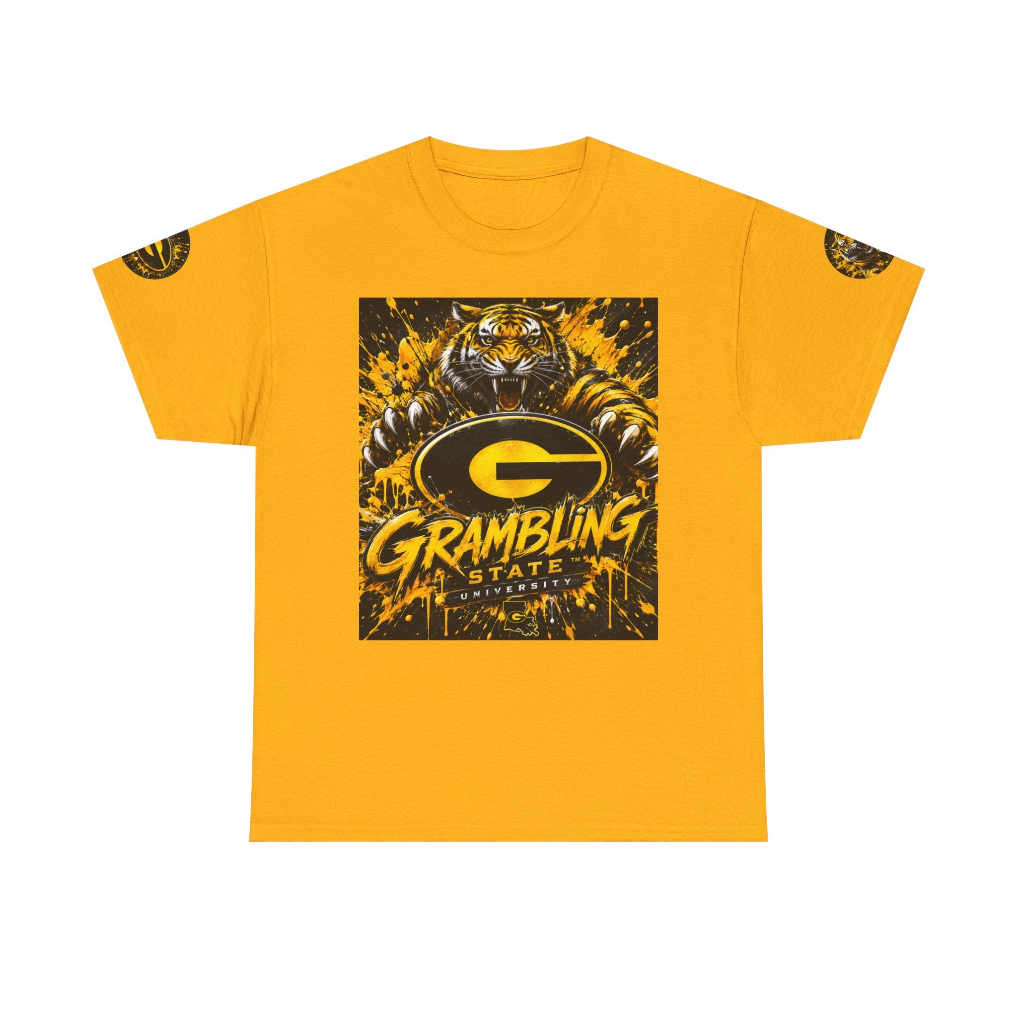 Grambling State Tigers T-Shirt — Roaring Tiger Logo College Tee