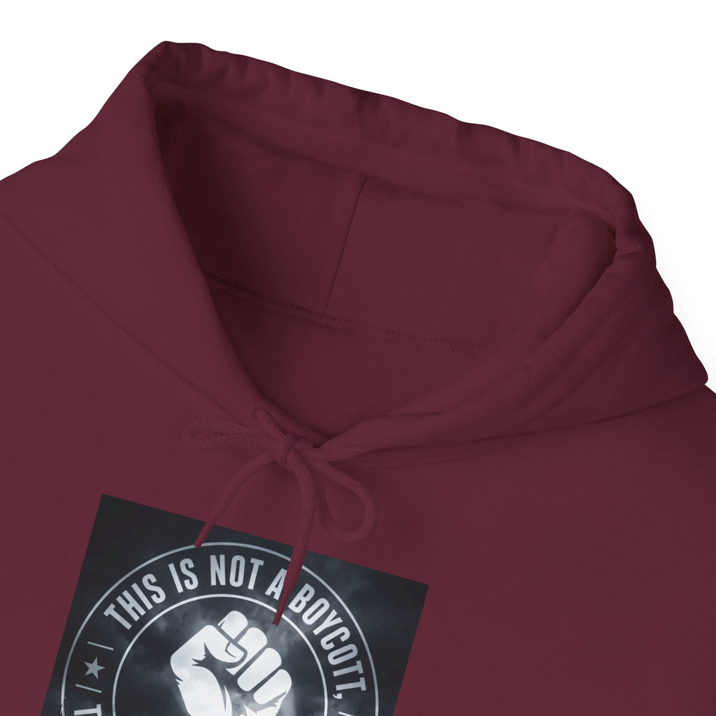 Hoodie — "This Is Not a Moment" Raised Fist Social Justice Pullover