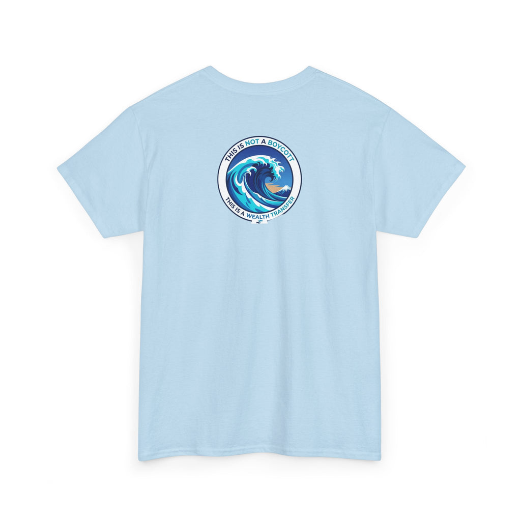 T-Shirt — Coastal Wave Graphic Tee (Ocean Sunset Wave Art)