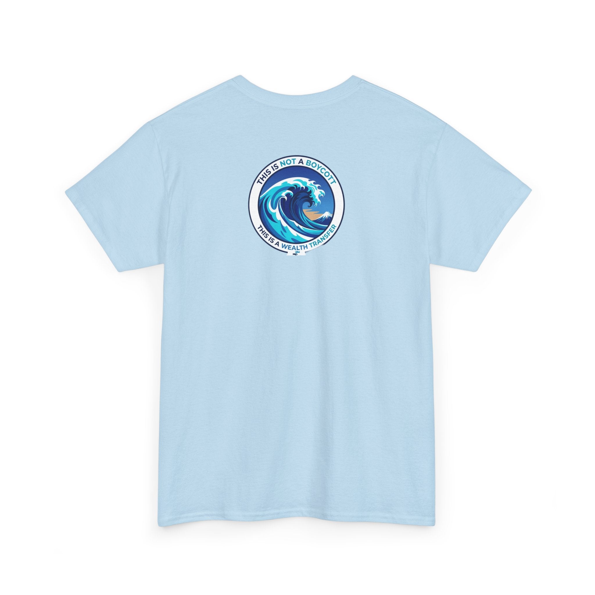 T-Shirt — Coastal Wave Graphic Tee (Ocean Sunset Wave Art)