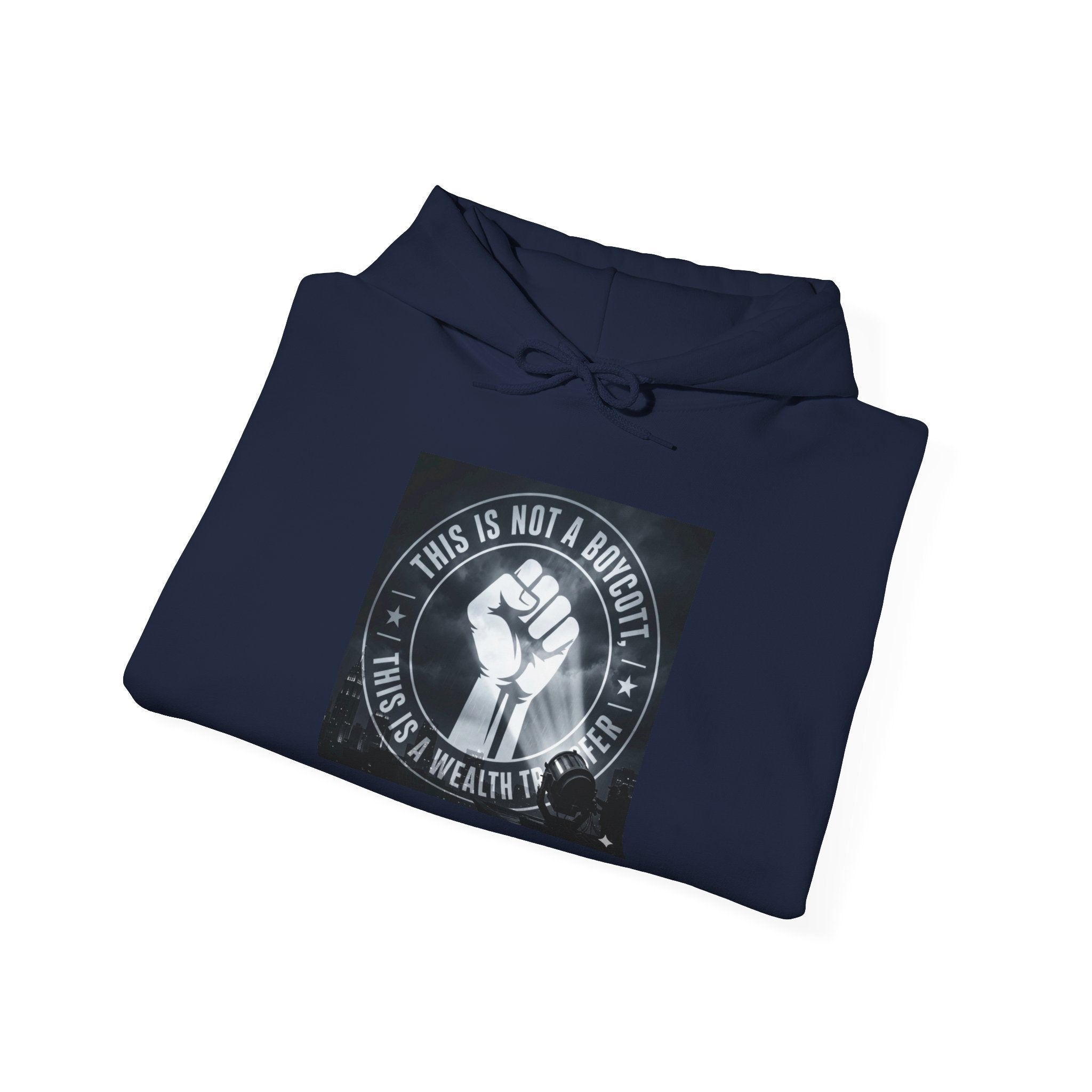 Hoodie — "This Is Not a Moment" Raised Fist Social Justice Pullover