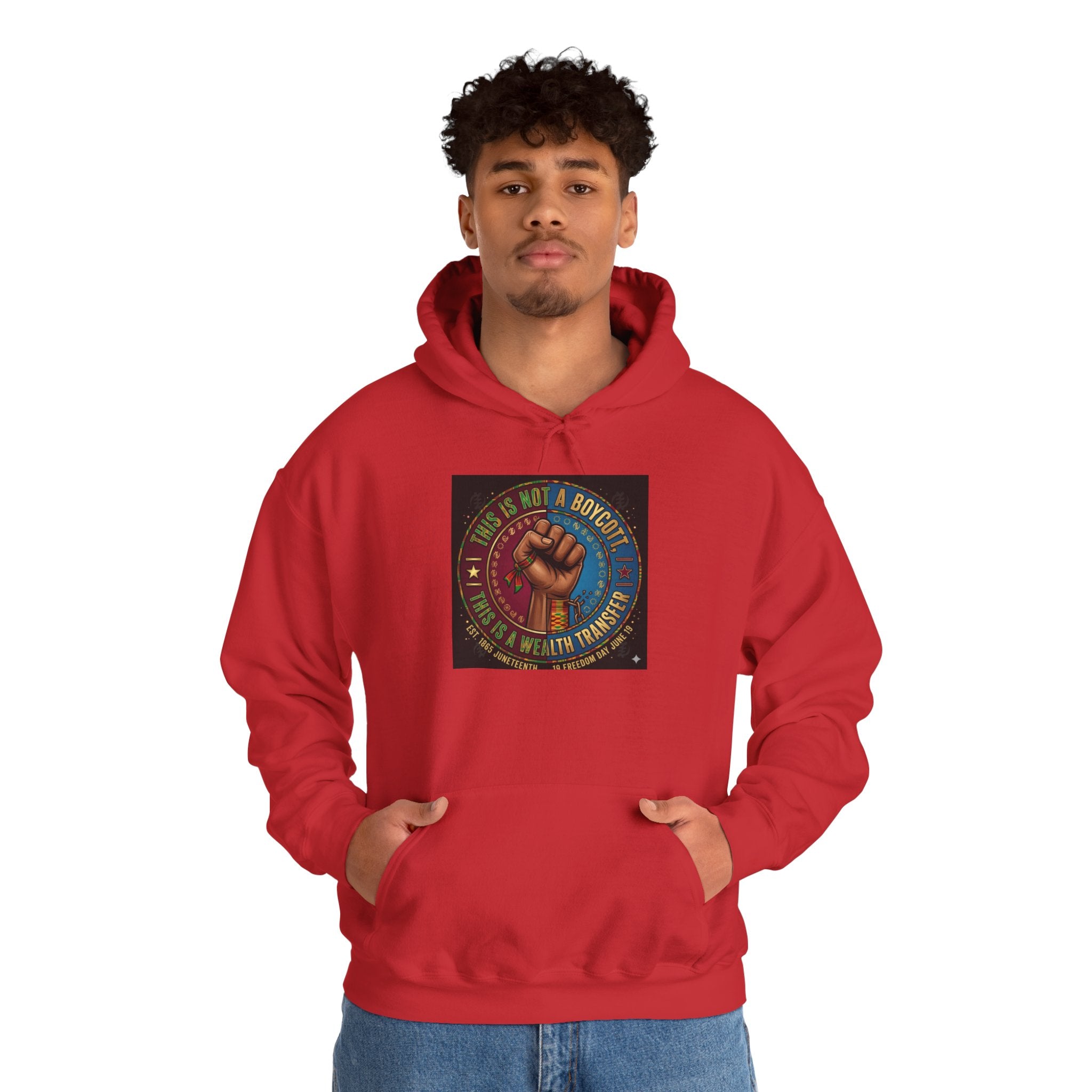 Empowered Unity Hoodie — "We Are a Movement" Fist Graphic Sweatshirt