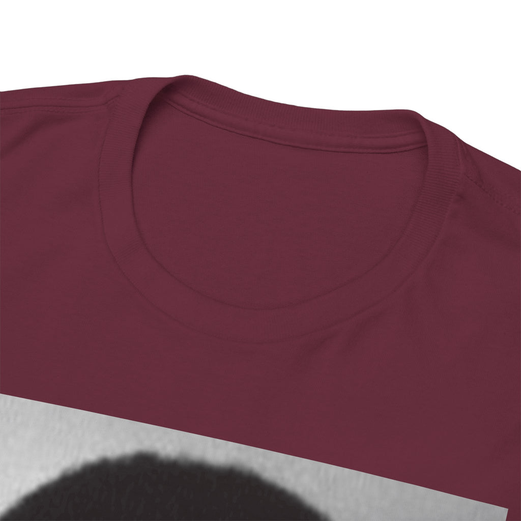 Graphic Tee — Retro Portrait Front with Black Power Fist Back