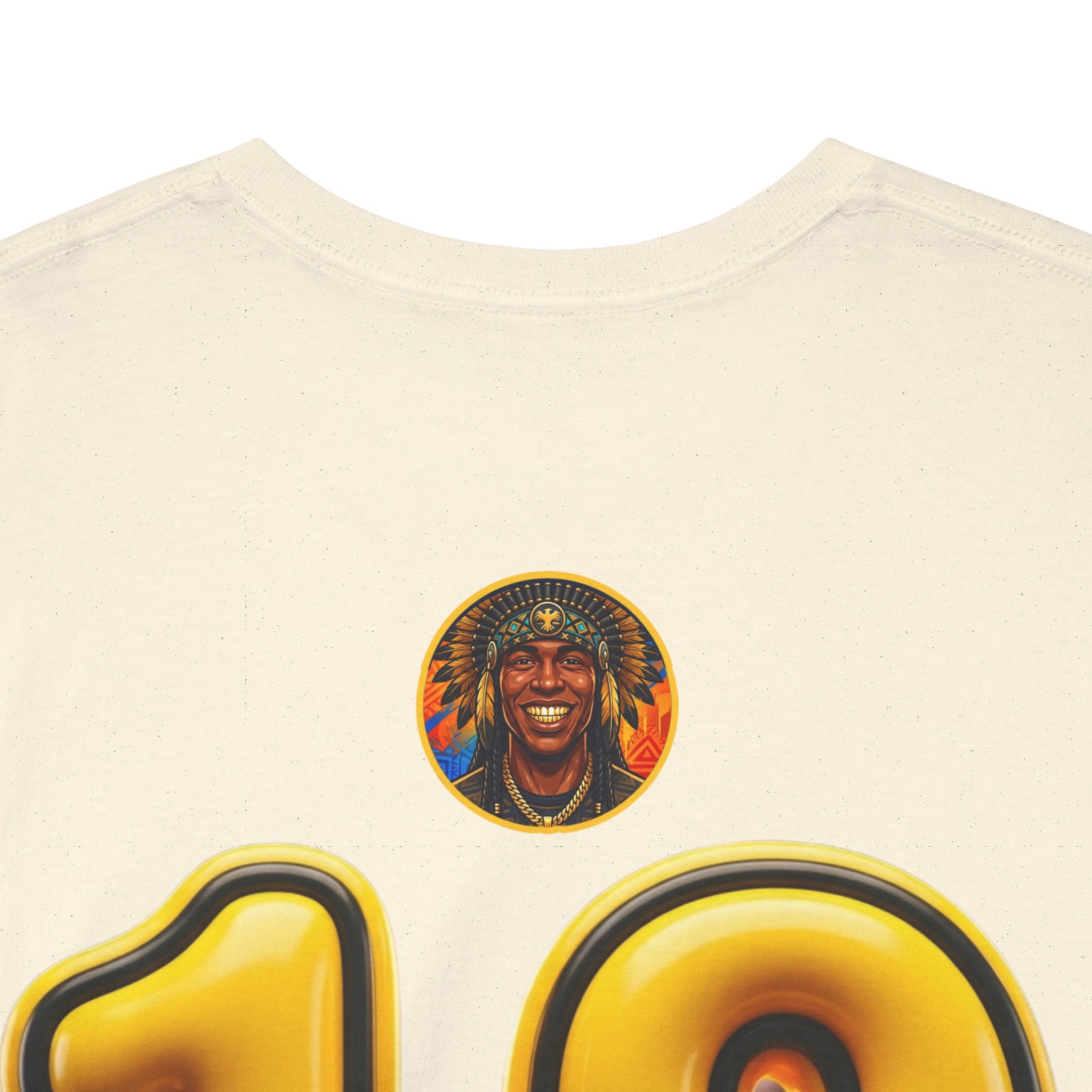 Melanated 19 Graphic Tee — Retro Script Logo & Gold Number Baseball Shirt