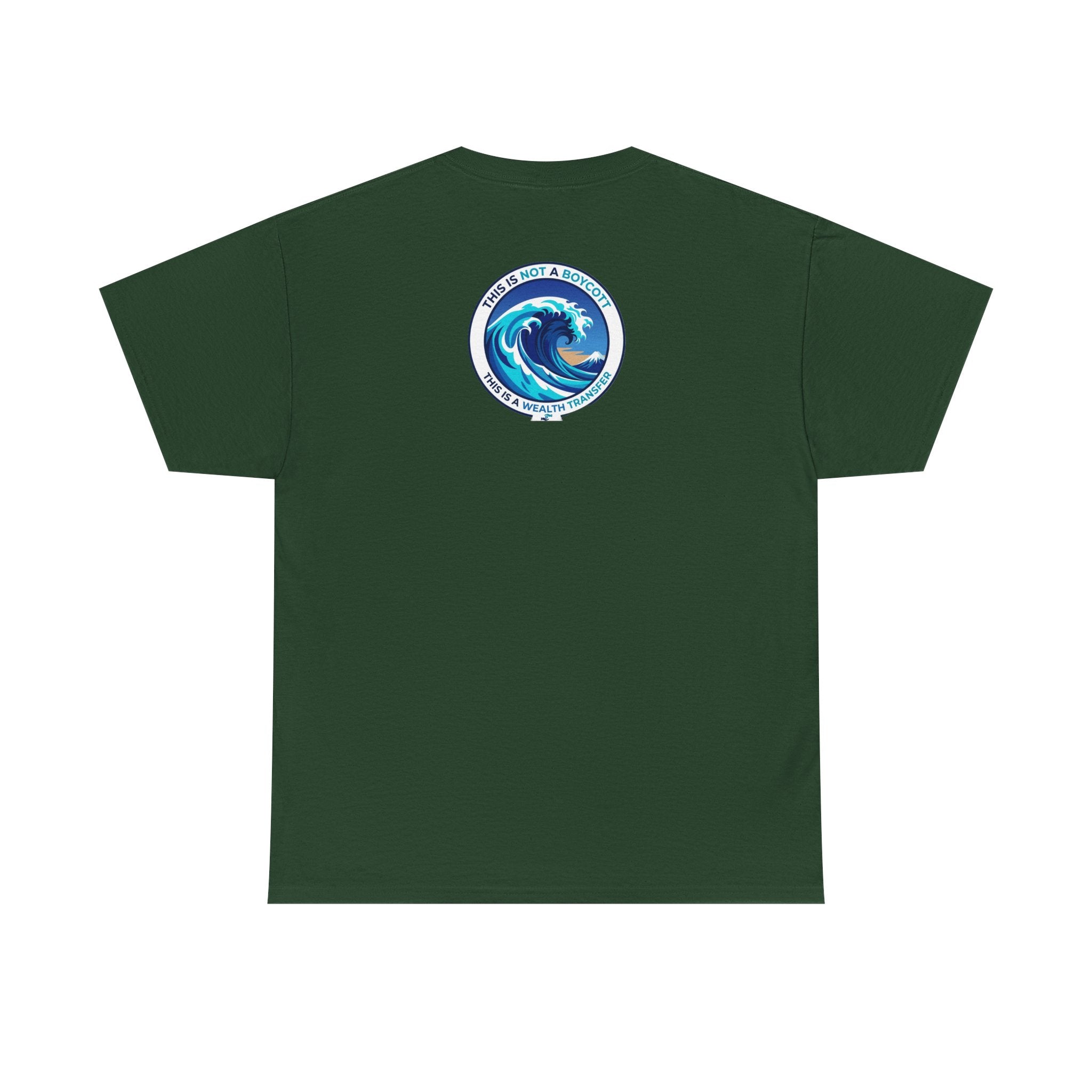 T-Shirt — Coastal Wave Graphic Tee (Ocean Sunset Wave Art)