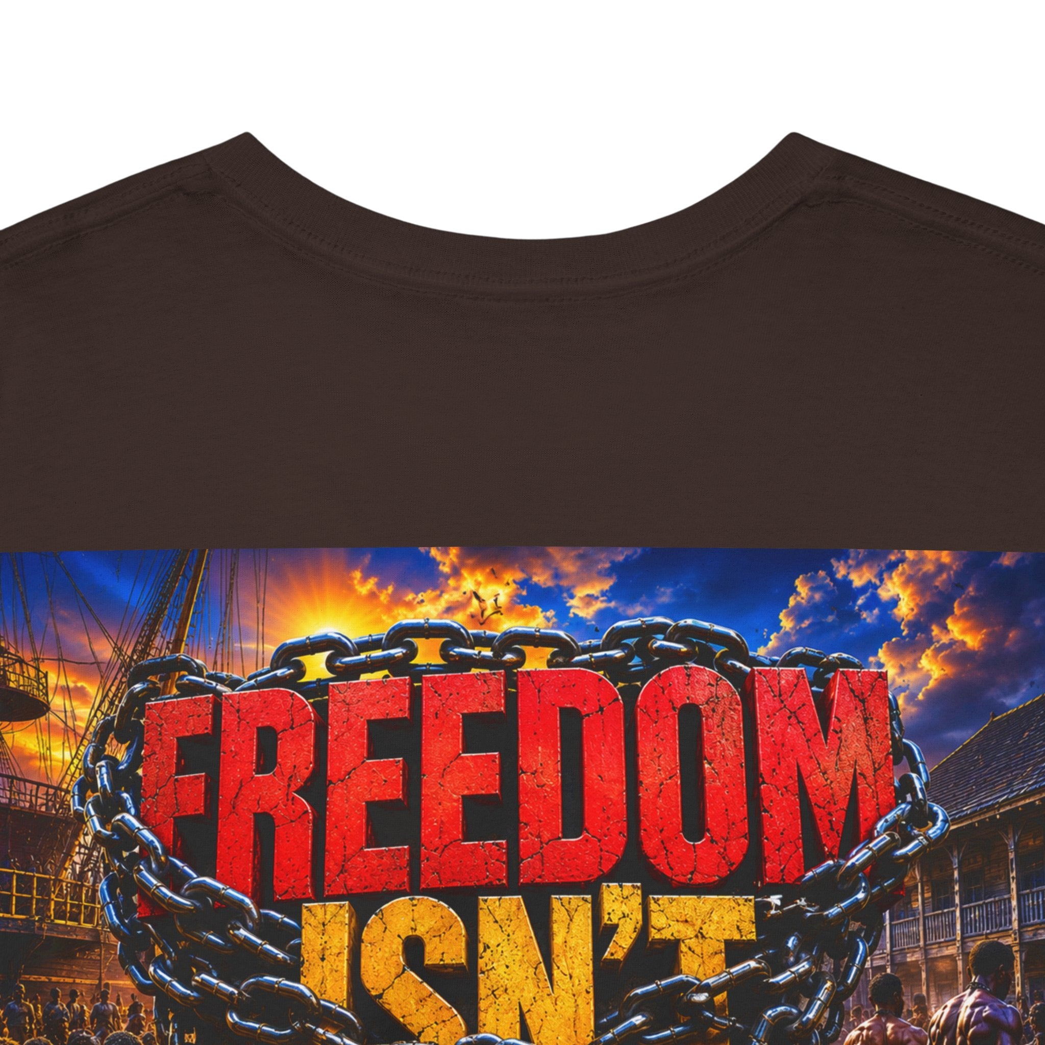 Freedom Isn’t Free Tee — Patriotic Fireworks Soldier Graphic T-Shirt