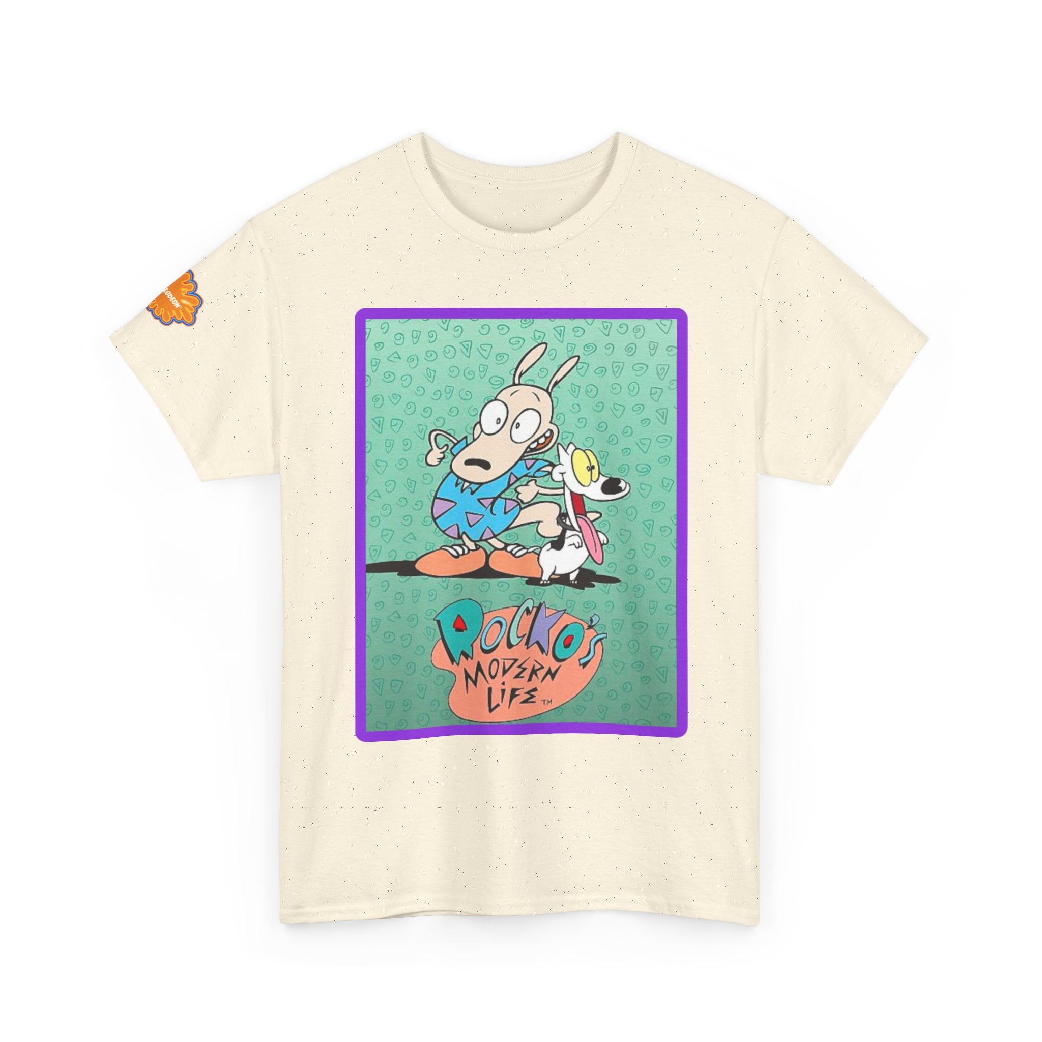 Rocko's Modern Life Cartoon Tee — Retro 90s Nicktoons Graphic T-Shirt