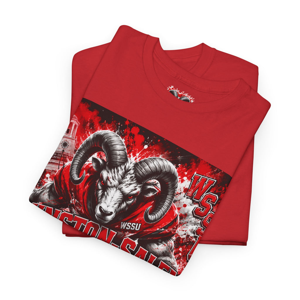 Winston‑Salem State Rams Ram Head Tee — Bold College Spirit T‑Shirt