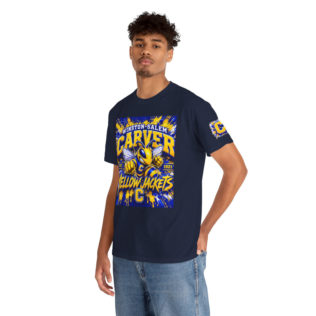 Carver Yellow Jackets T-Shirt — Winston-Salem High School Mascot Tee