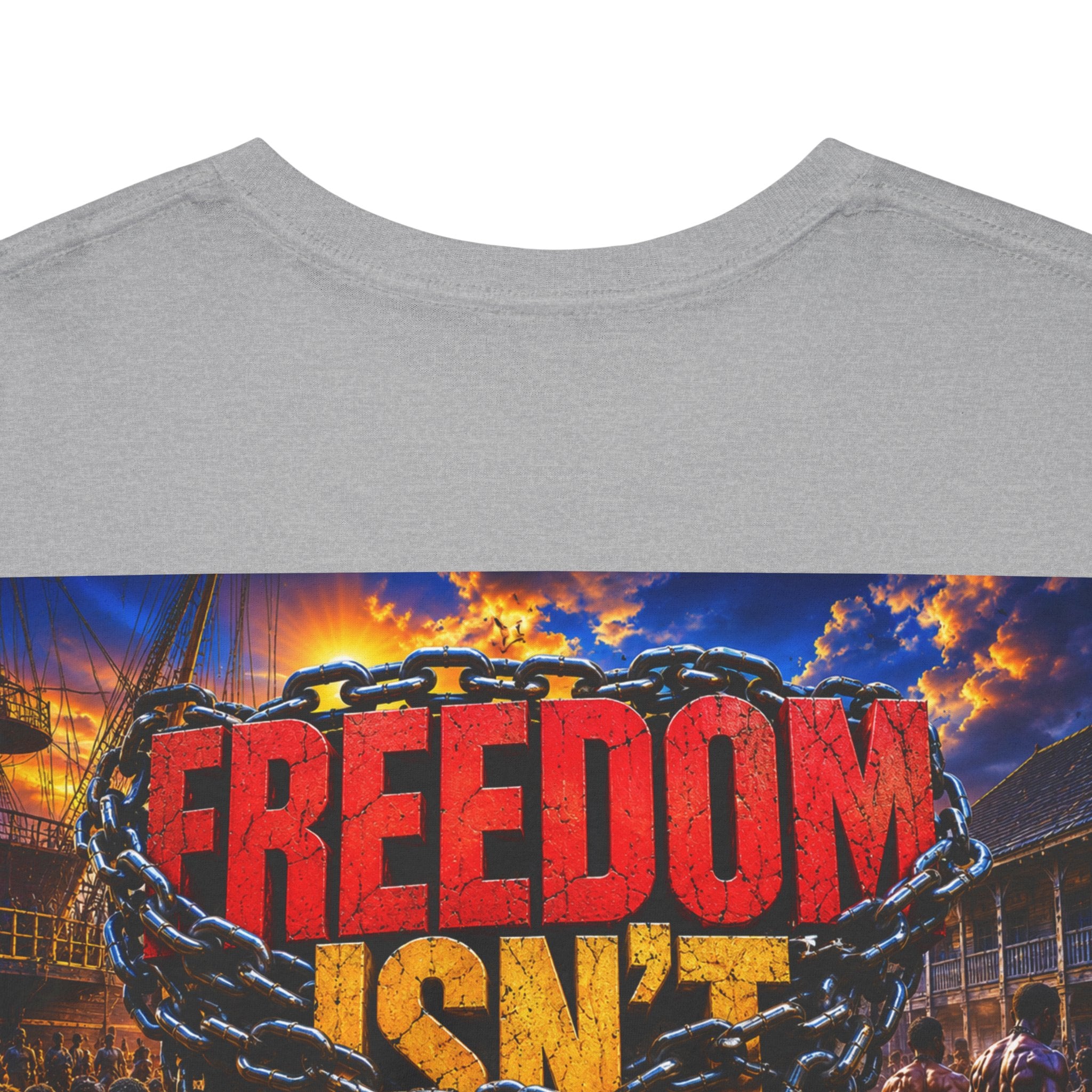 Freedom Isn’t Free Tee — Patriotic Fireworks Soldier Graphic T-Shirt